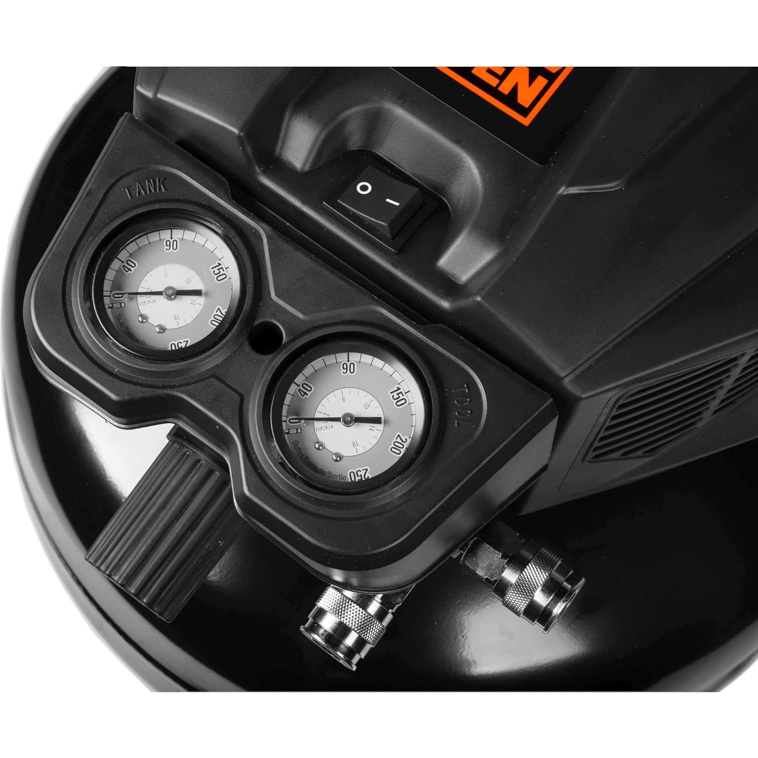 Compresor de Aire WEN 6 Galones Sin Aceite 150 PSI