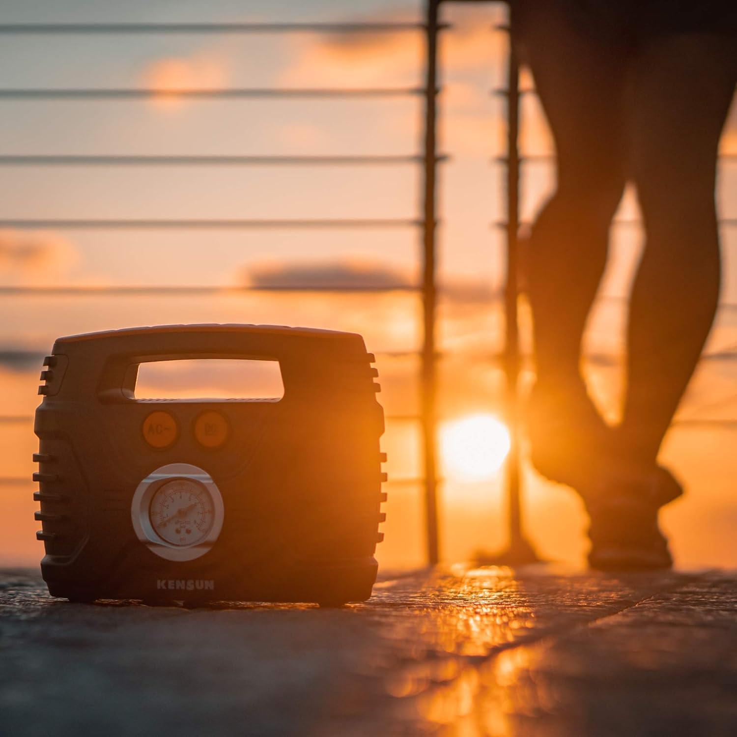 Compresor de Aire Portátil Kensun H 12V/110V 100 PSI