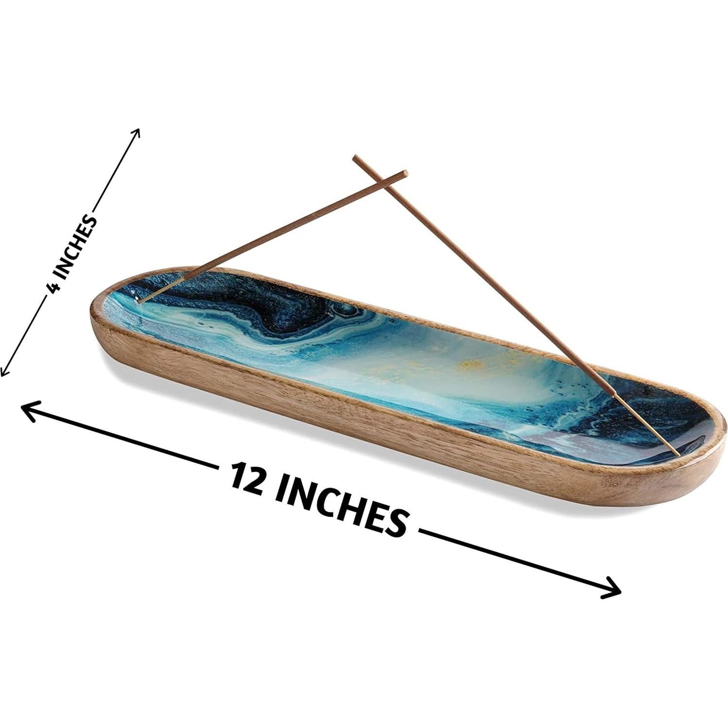 Soporte de Incienso Folkulture de Madera de Mango 30.48 cm