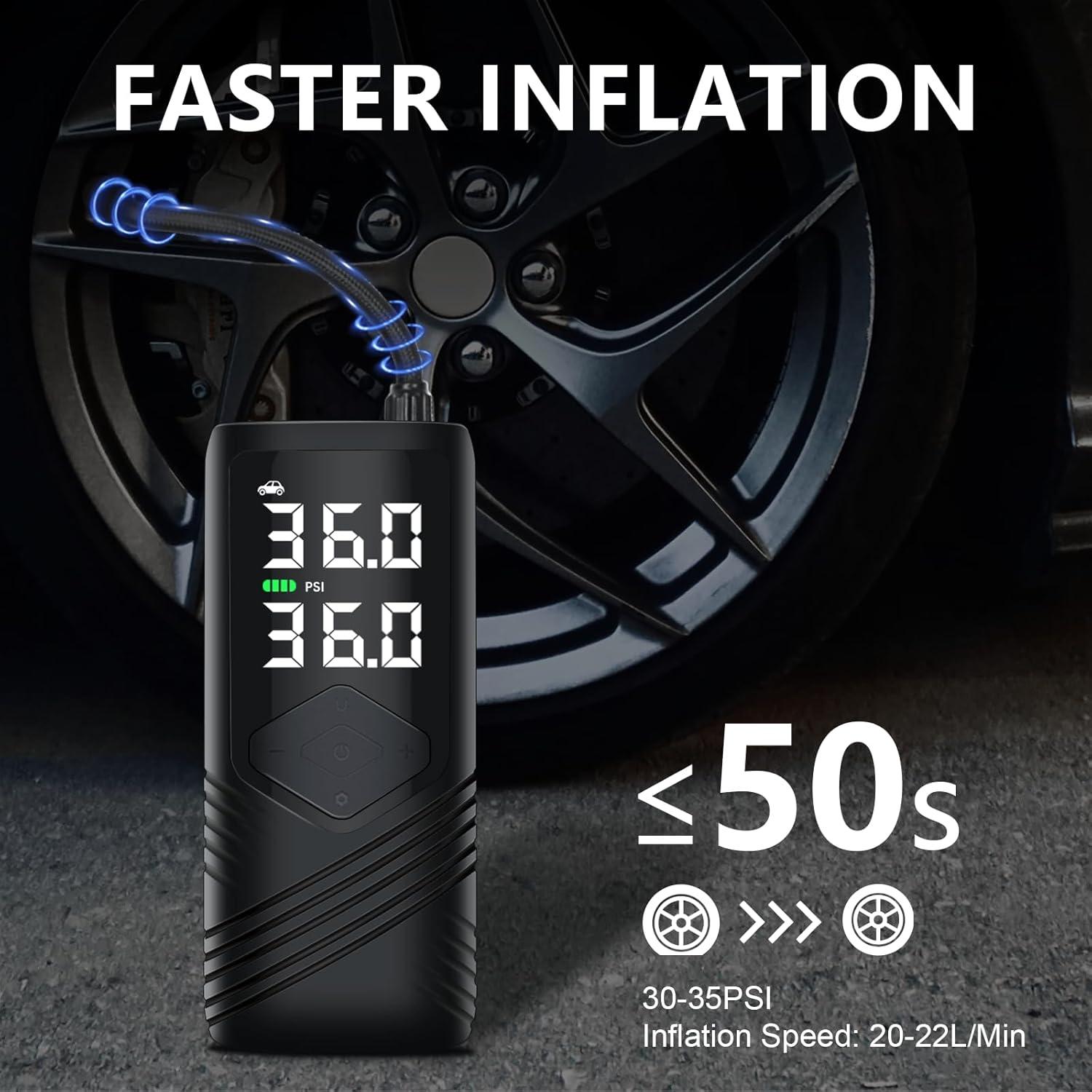 Inflador de Neumáticos Inalámbrico AERMOTOR AUTOPRES 150 PSI