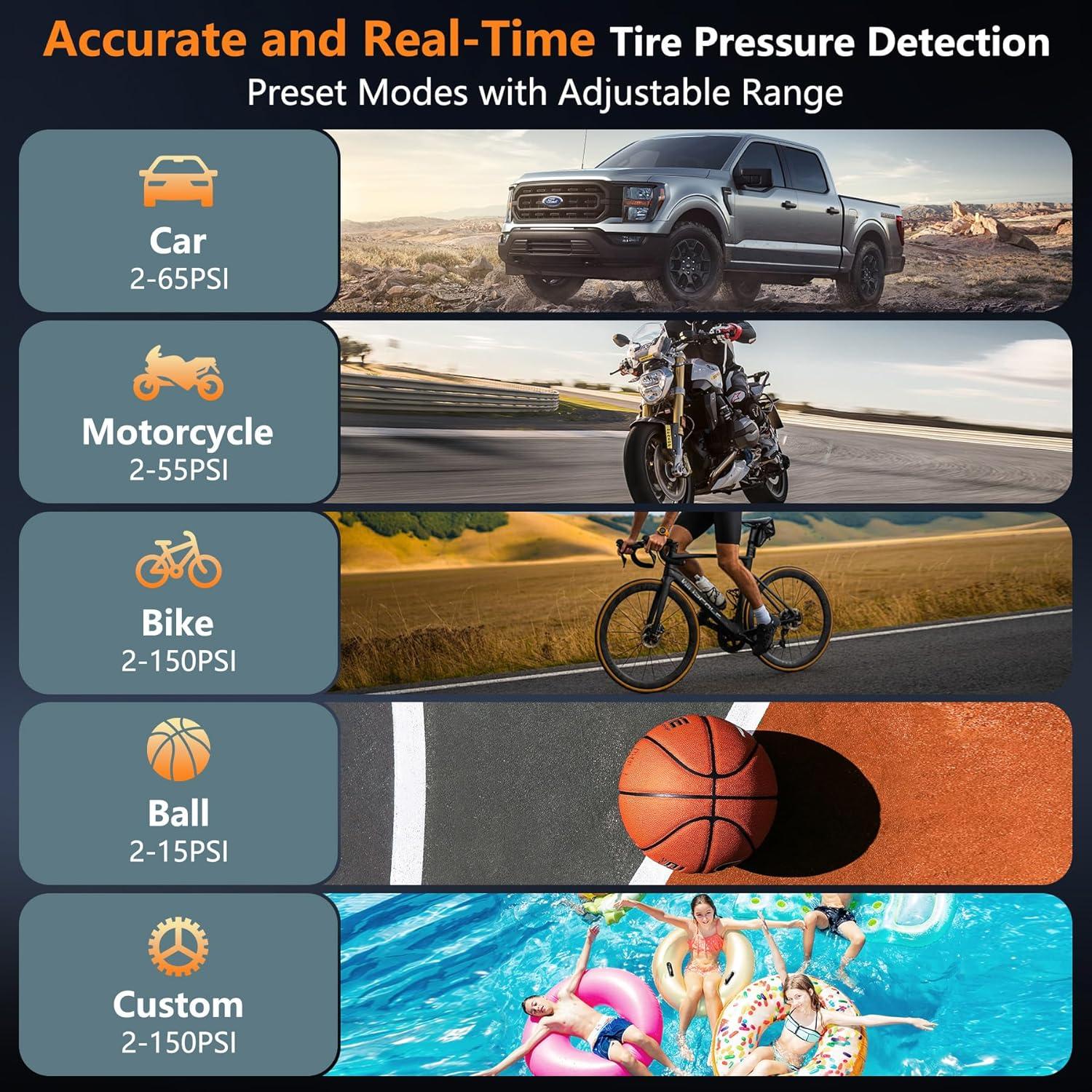 Compresor de Aire Portátil PESEIL WX-T09 140W 150PSI