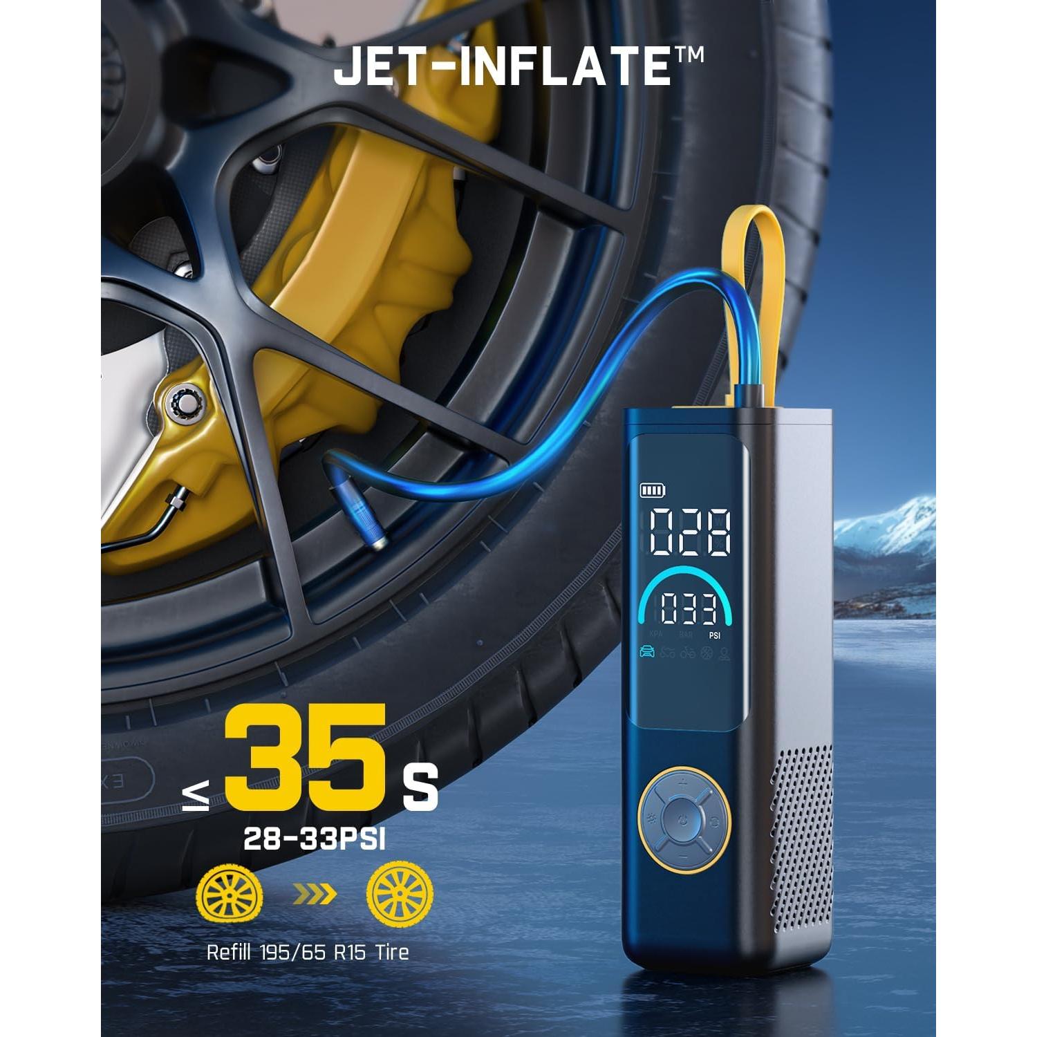 Compresor de Aire Portátil Fanttik X9 APEX 150 PSI Inalámbrico