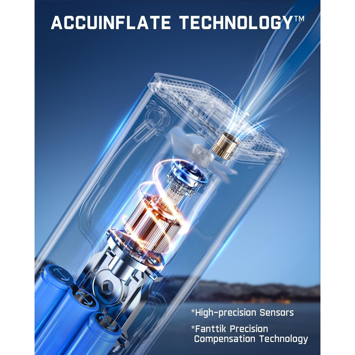 Compresor de Aire Portátil Fanttik X9 APEX 150 PSI Inalámbrico