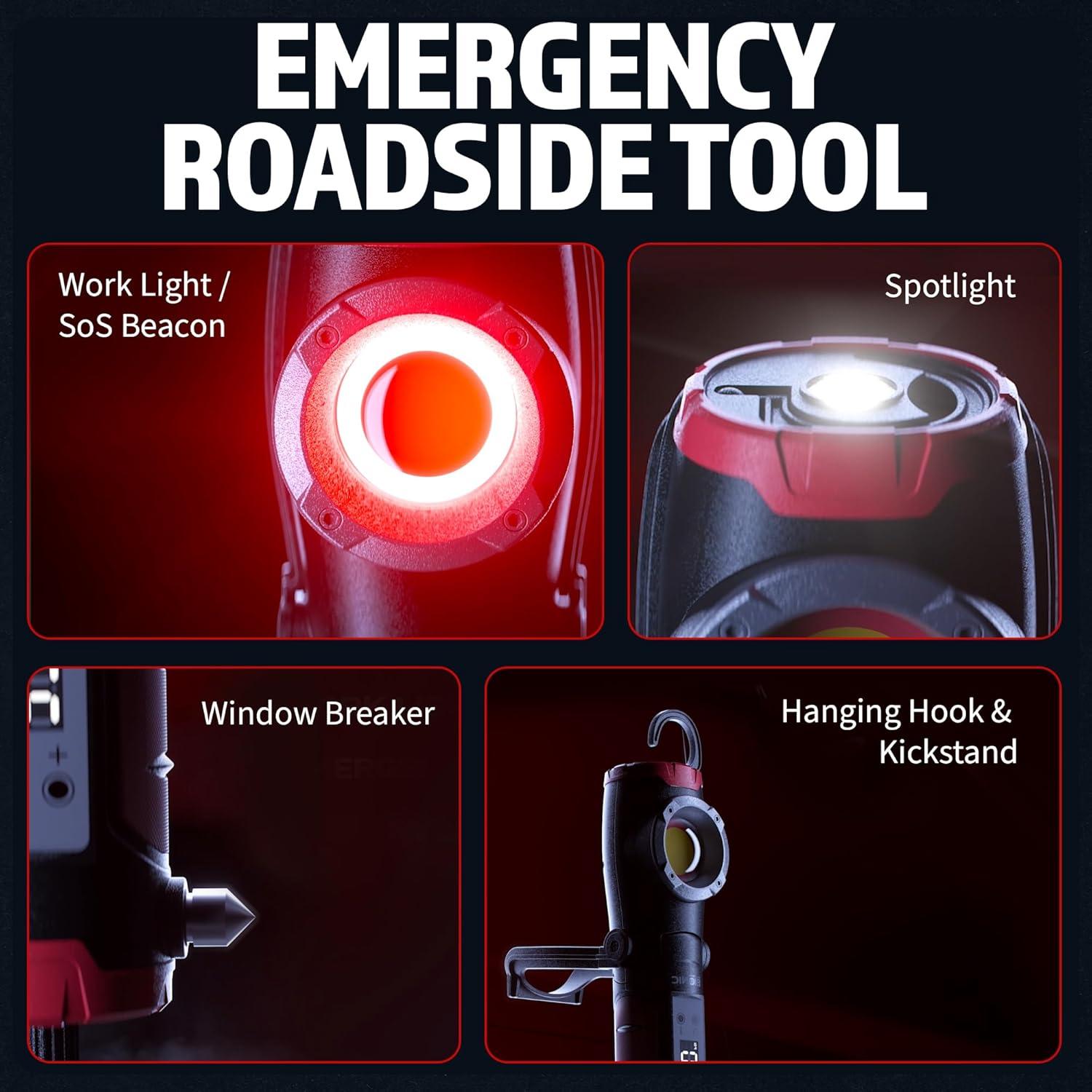 Inflador de Neumáticos Bionic Rescue 1500mAh Portátil 120 PSI