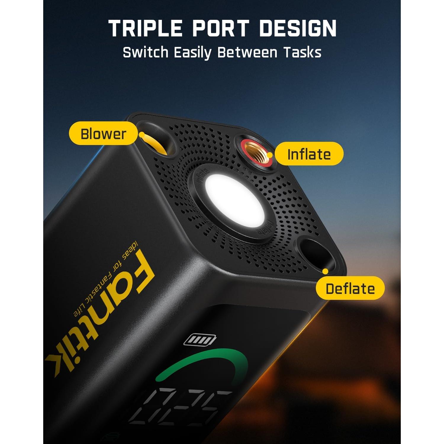 Compresor de Aire Inalámbrico Fanttik X10 150 PSI para Neumáticos