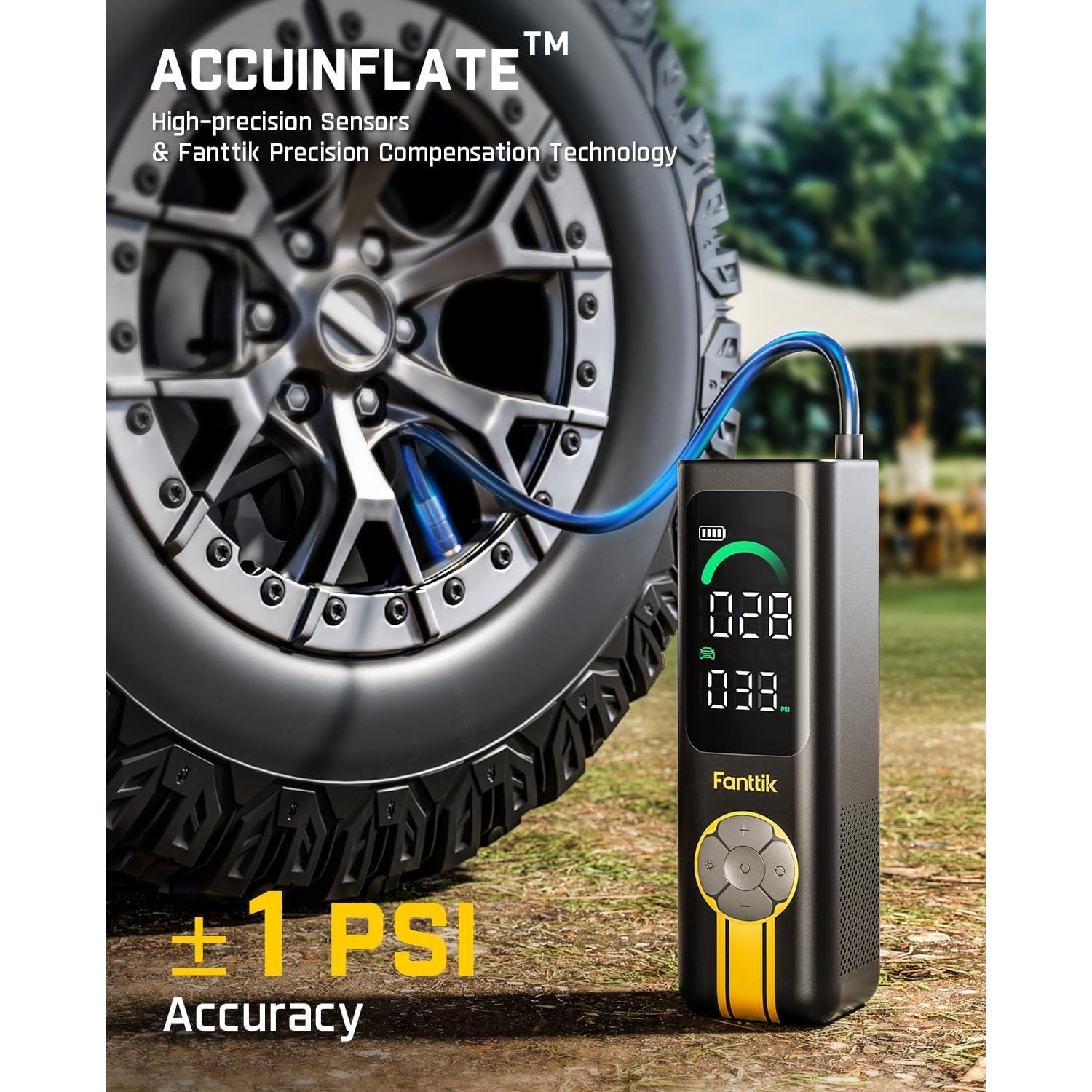 Compresor de Aire Inalámbrico Fanttik X10 150 PSI para Neumáticos