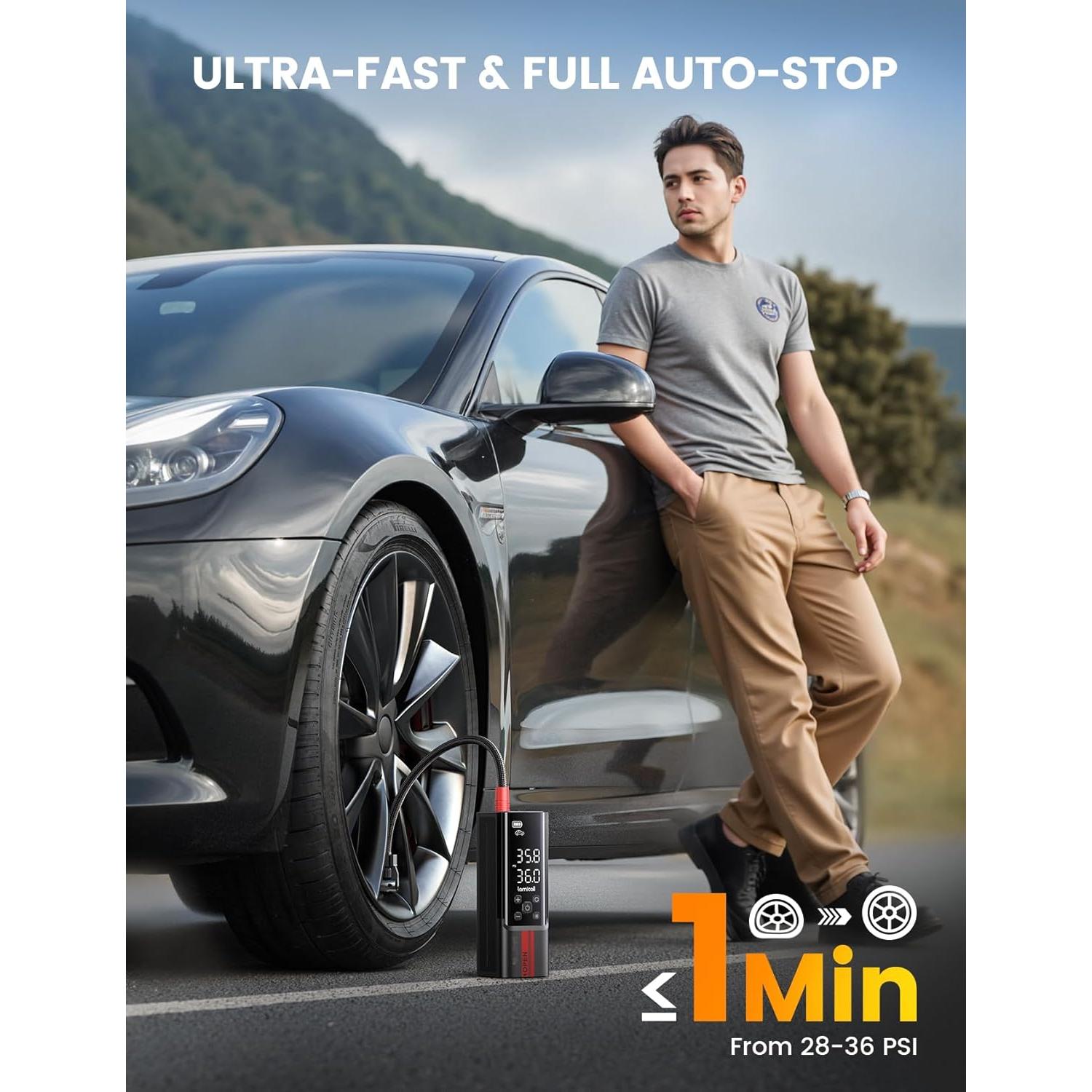 Inflador de Neumáticos Portátil Lamicall VHEP01-B2 150 PSI