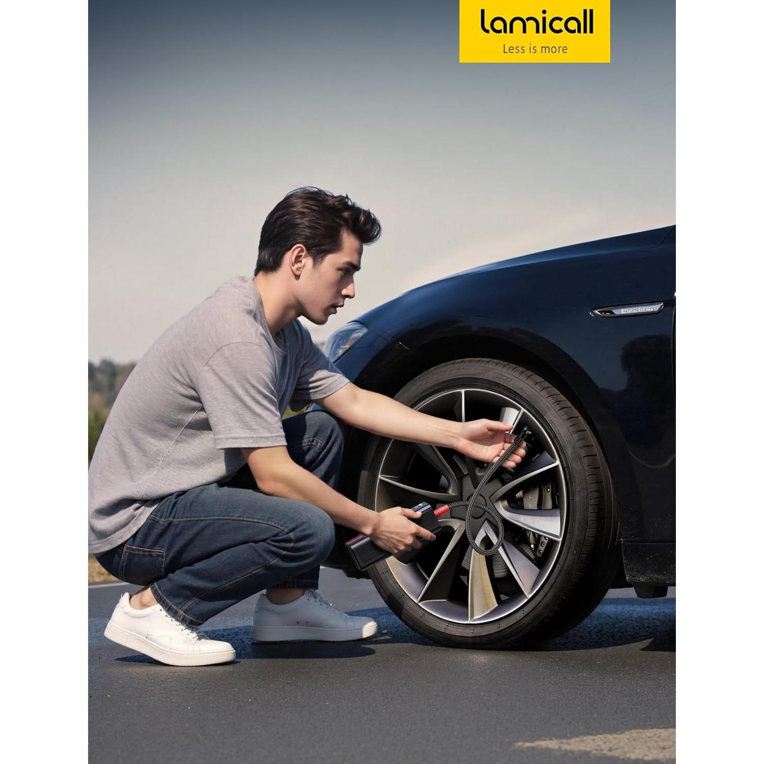 Inflador de Neumáticos Portátil Lamicall VHEP01-B2 150 PSI