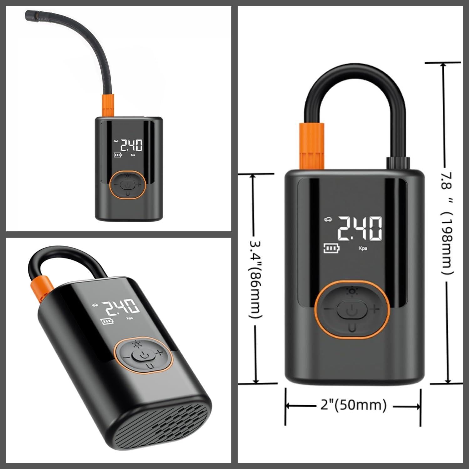 Compresor de Aire Portátil HATRAV HAVTR92, 150 PSI, Digital