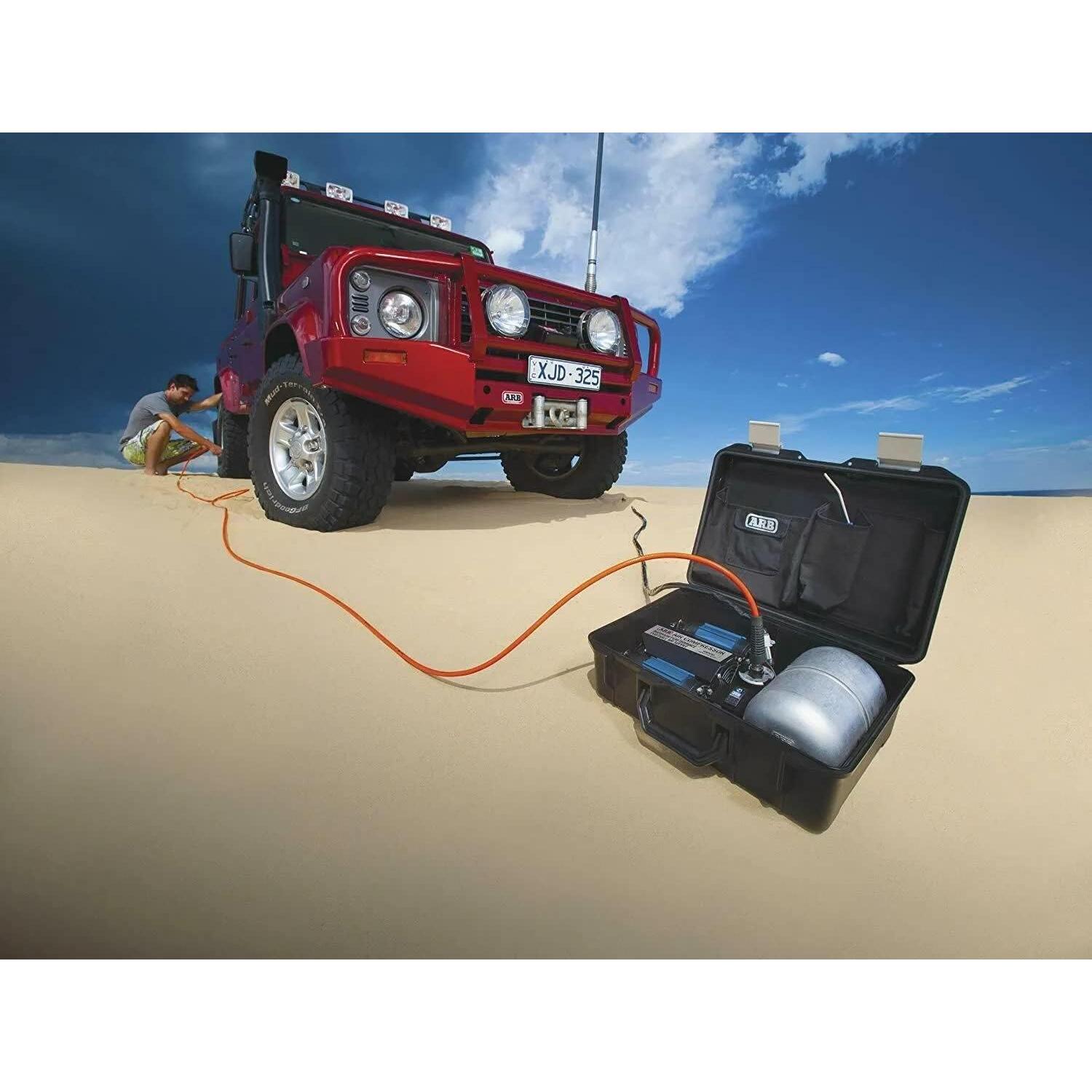 Compresor de Aire Portátil ARB CKMTP12 12V Doble Cilindro