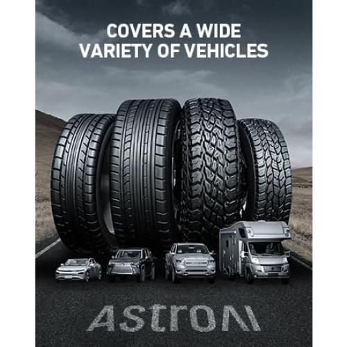 Compresor de Aire AstroAI 12V Portátil 160 PSI con Luz LED