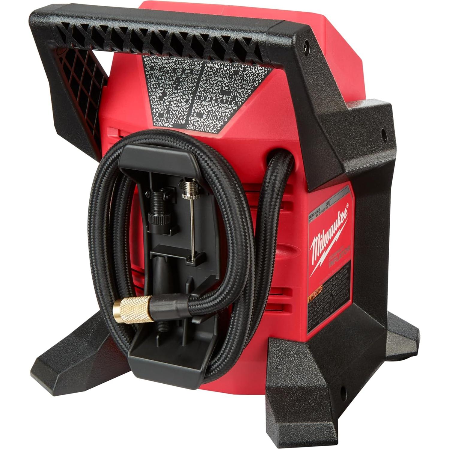 Inflador Compacto Milwaukee M12 120 PSI Inalámbrico