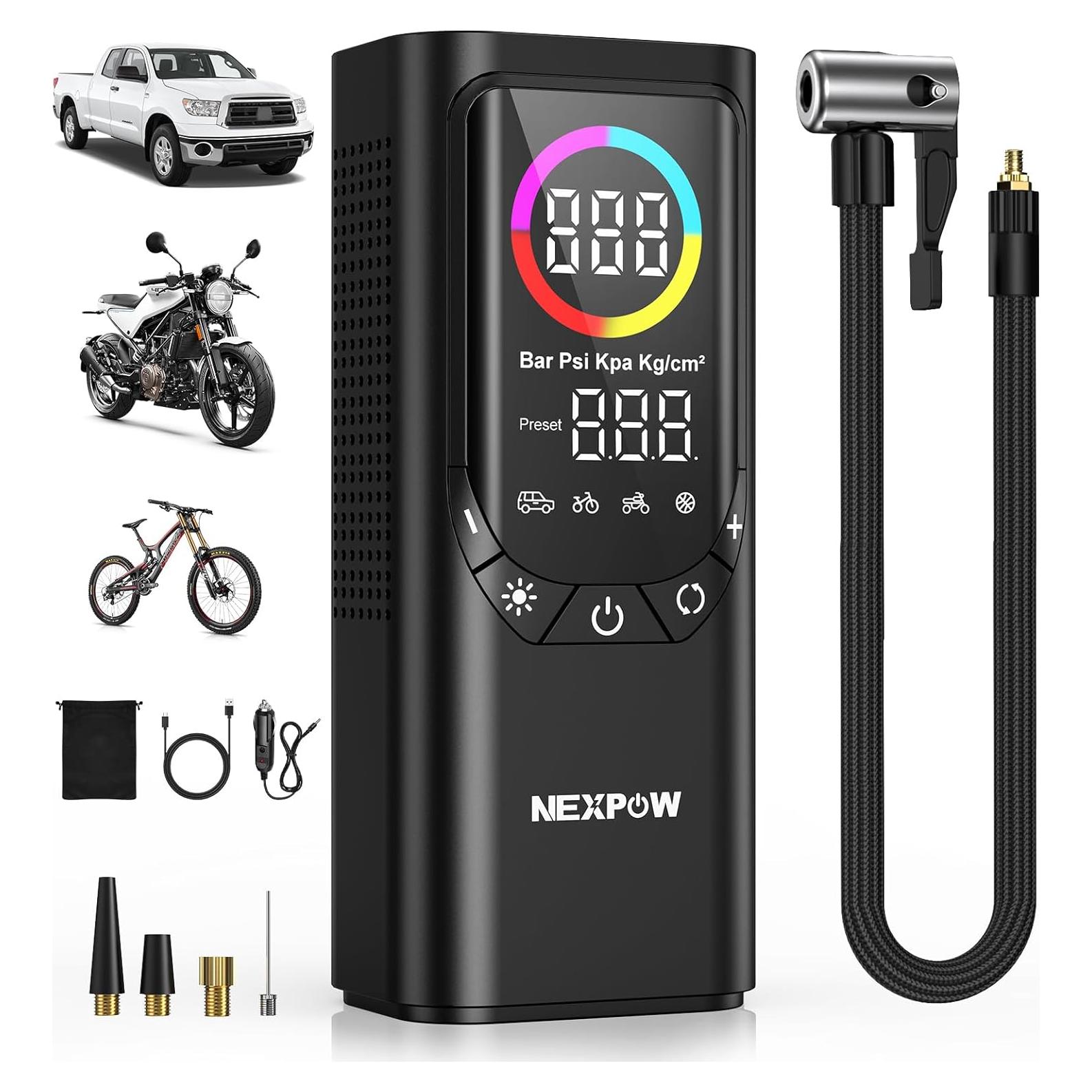 Compresor de Aire Portátil NEXPOW NP17 150 PSI Inalámbrico