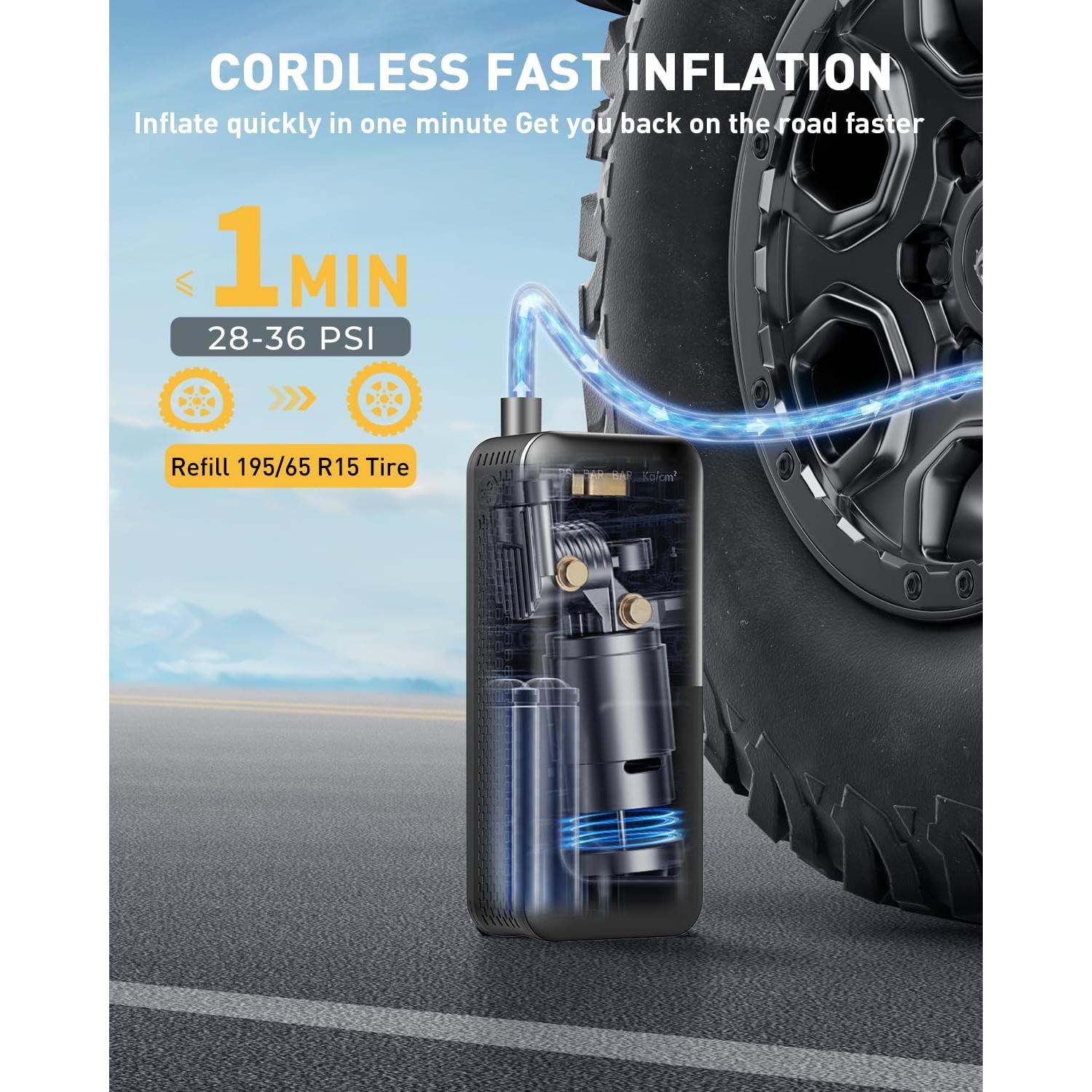 Compresor de Aire Portátil Girnan T3106-1S 150 PSI 10.34 bar