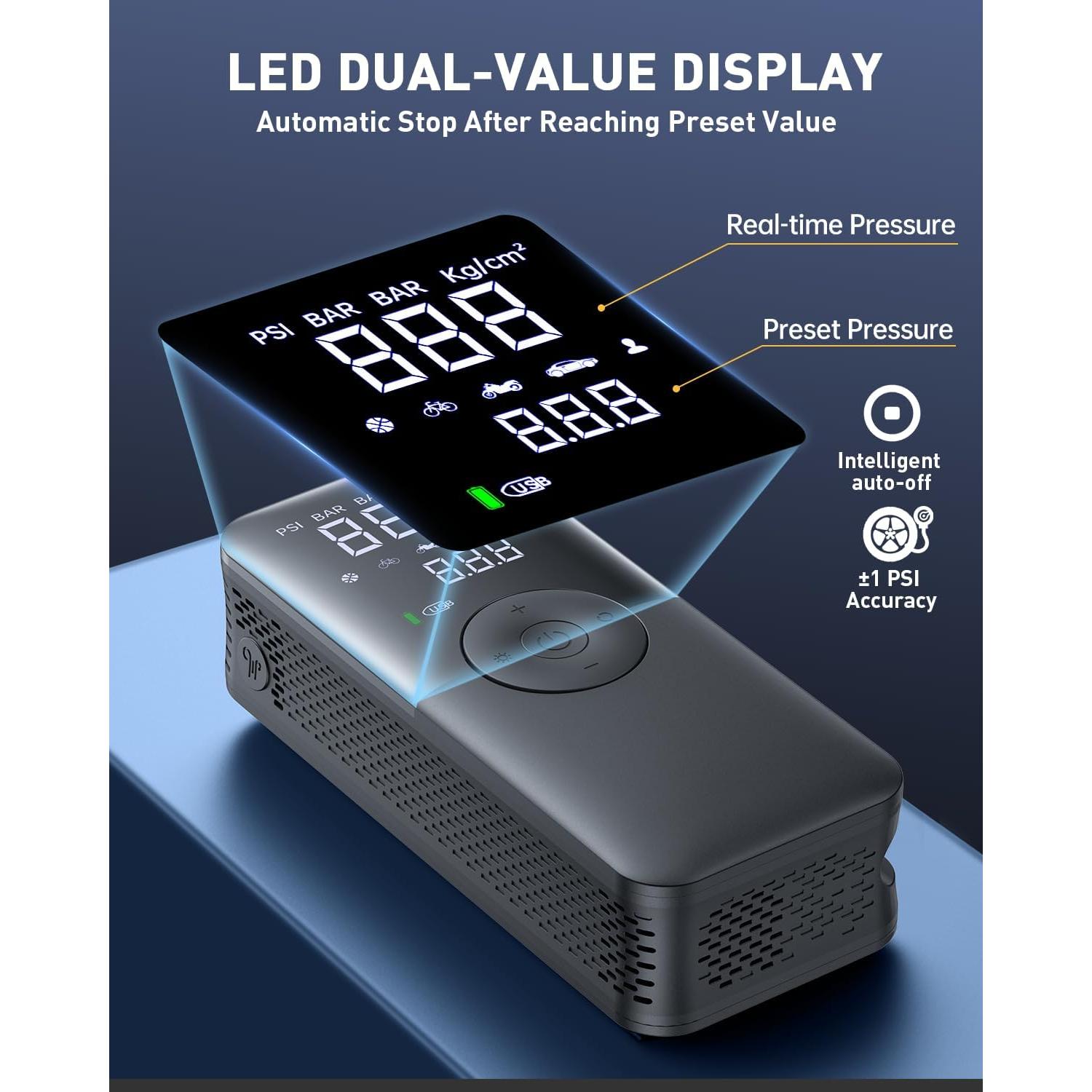 Compresor de Aire Portátil Girnan T3106-1S 150 PSI 10.34 bar