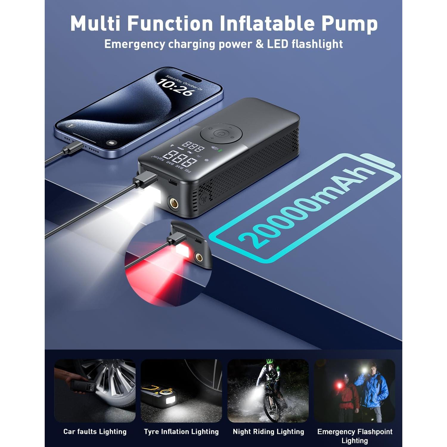 Compresor de Aire Portátil Girnan T3106-1S 150 PSI 10.34 bar