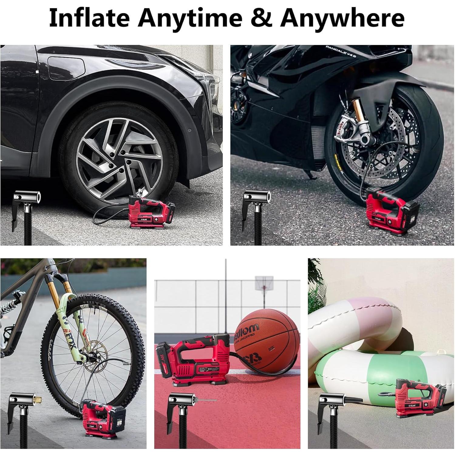 Compresor de Aire Inalámbrico BuyAll 20V 150 PSI Portátil