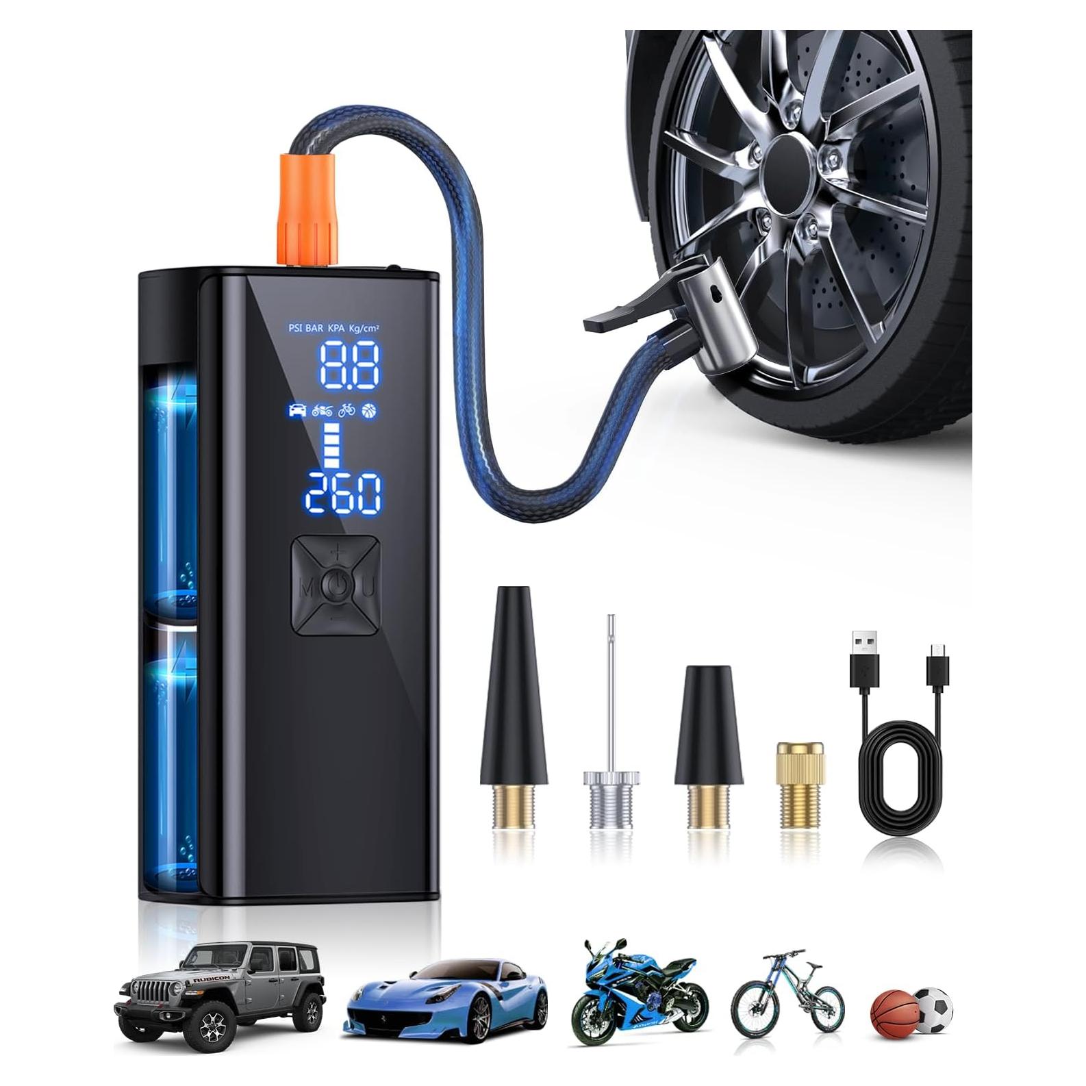 Compresor de Aire Portátil GJOSYOI P015 150 PSI 25000mAh