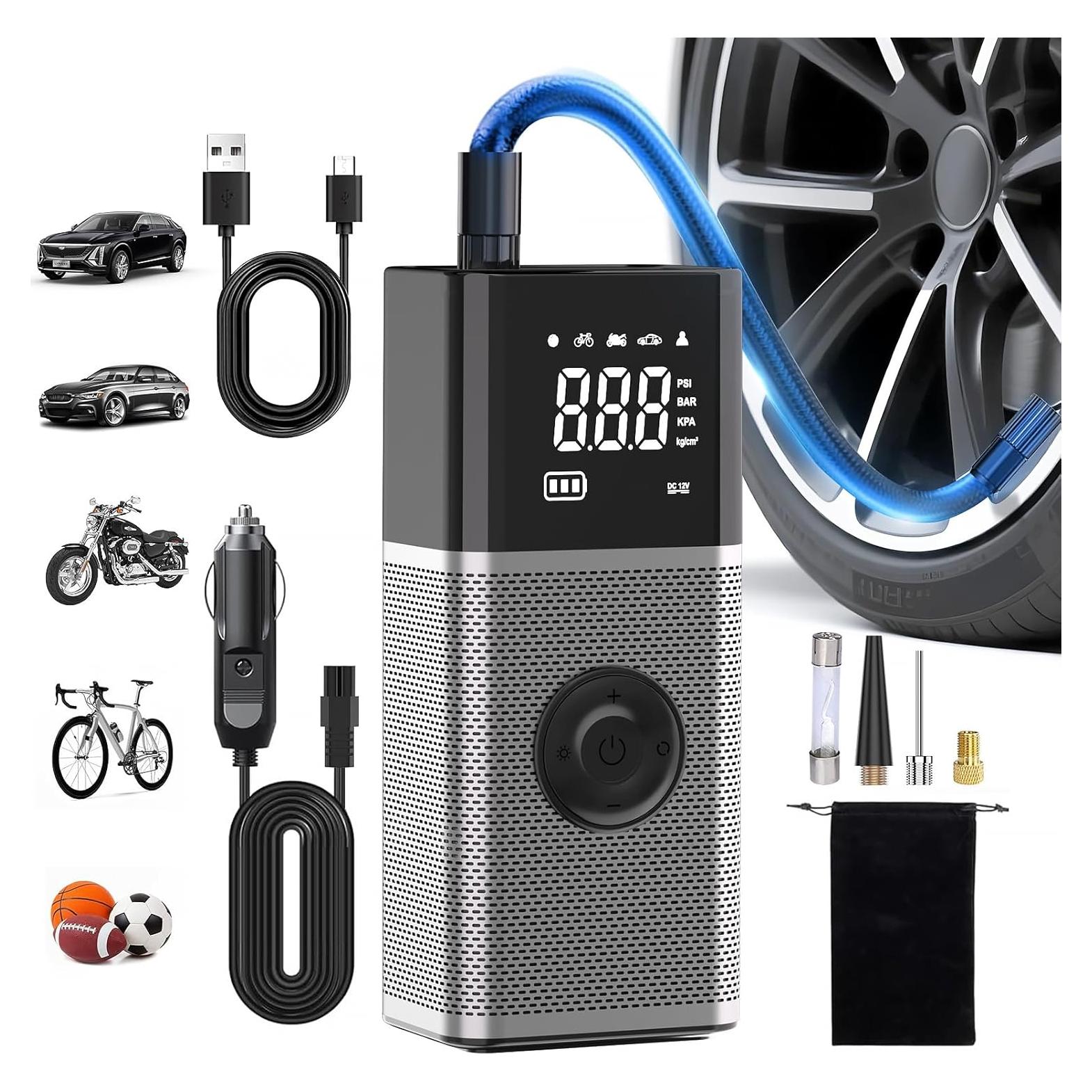 Compresor de Aire Portátil FLYKID T2220 150PSI Batería Recargable