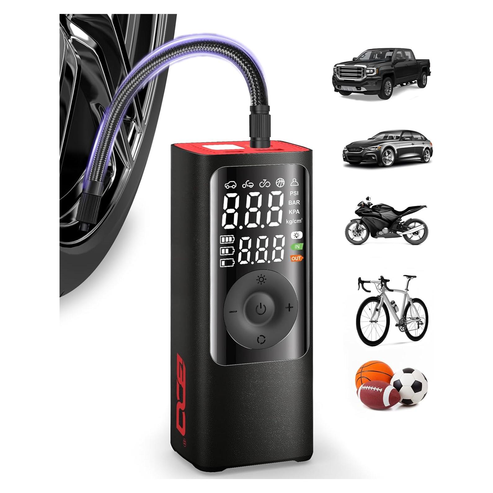 Inflador de Neumáticos BDO NW01-NEW 150PSI Portátil Inalámbrico