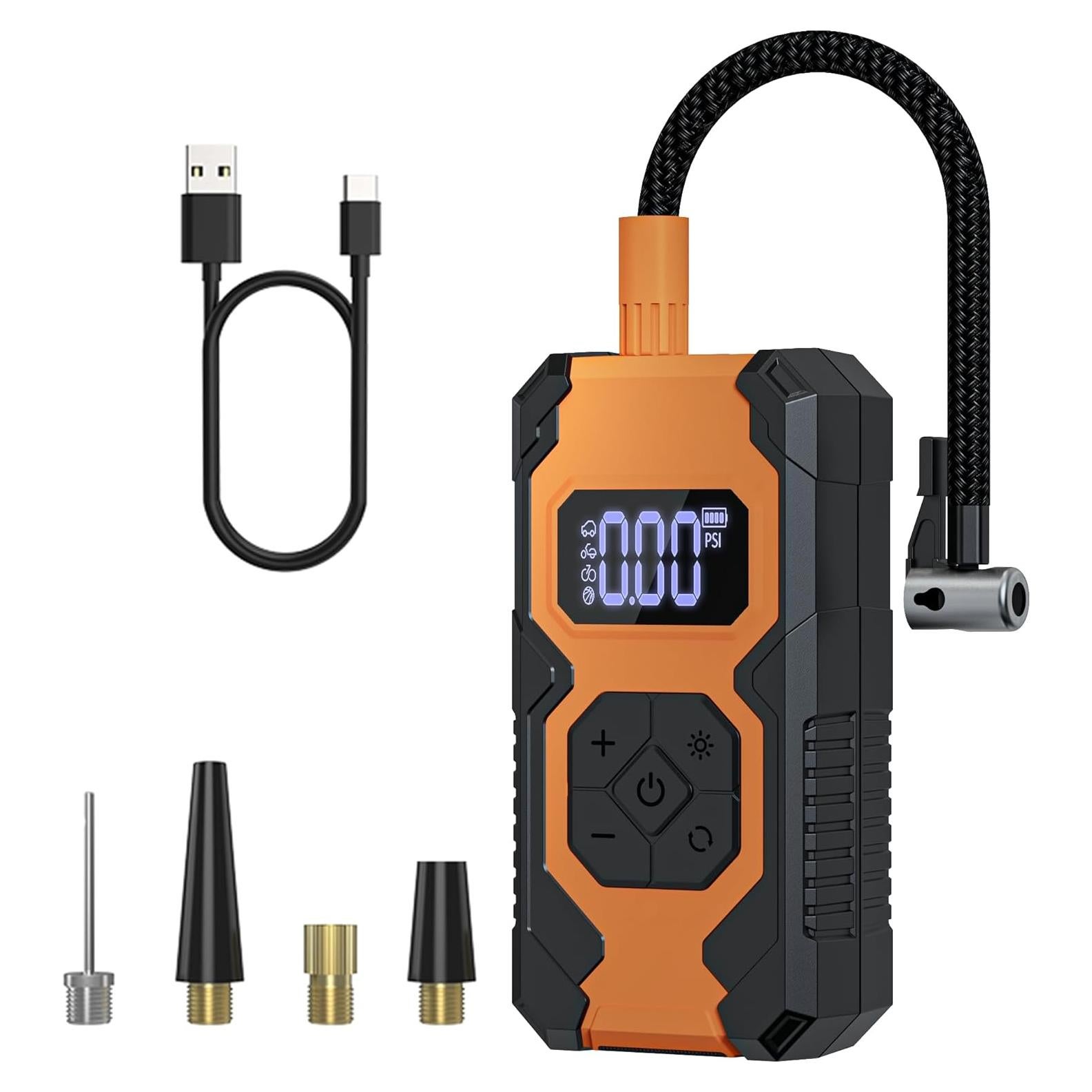 Compresor de Aire Portátil Kcuskl 150PSI Batería 7800mAh