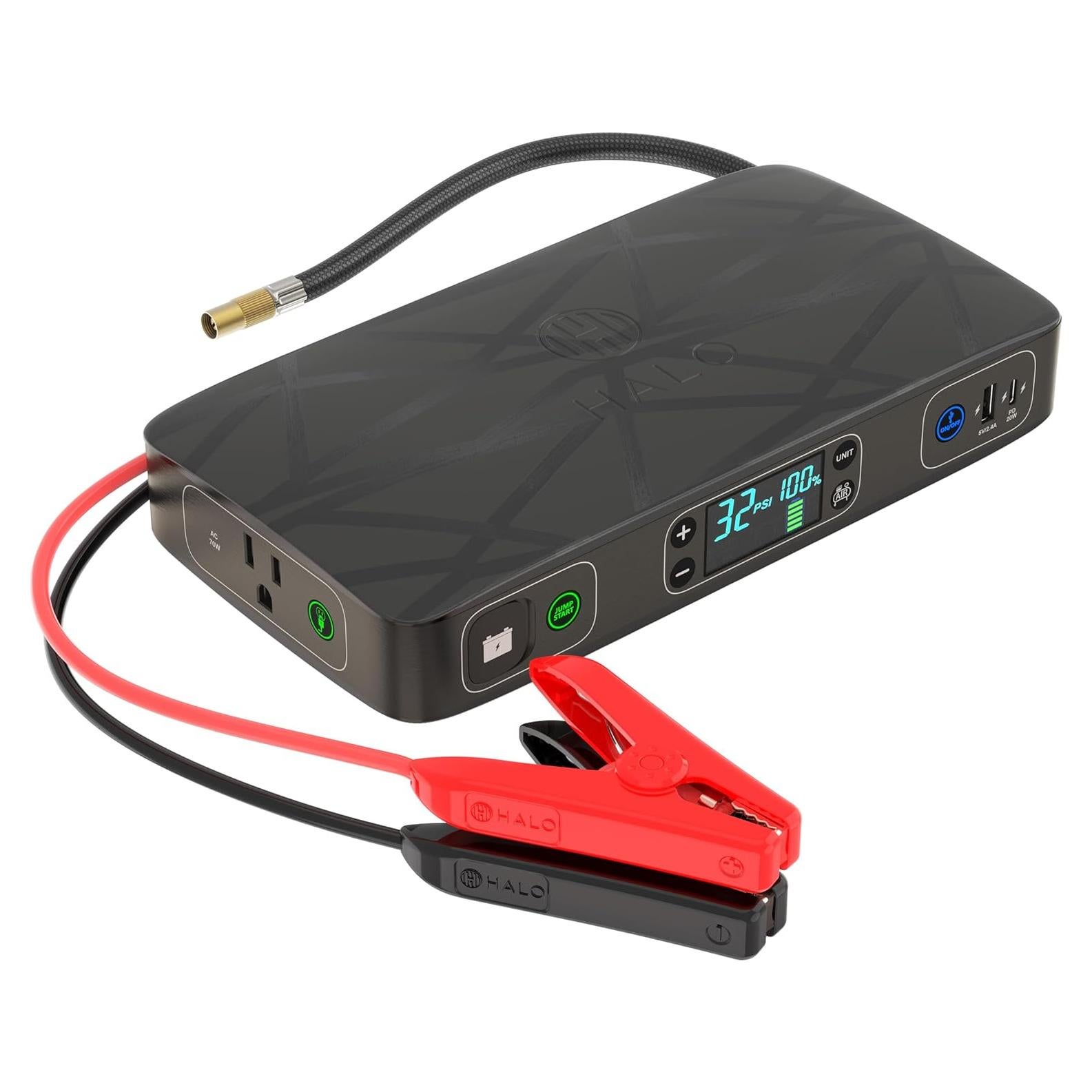 Arrancador de Batería Portátil HALO Bolt Ultimate 2.0 600A