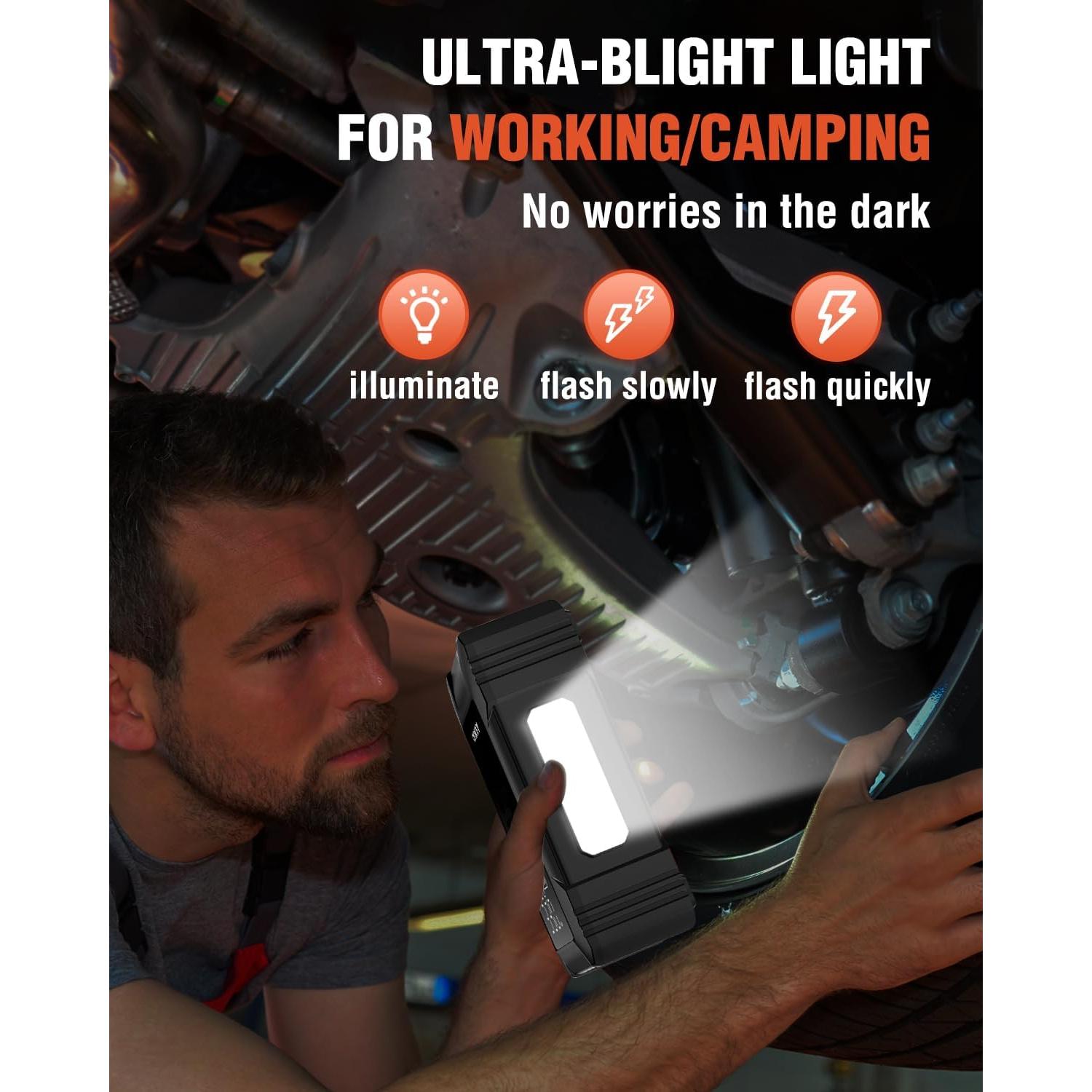 Compresor de Aire Portátil Quikra NW08 Doble Cilindro 150 PSI