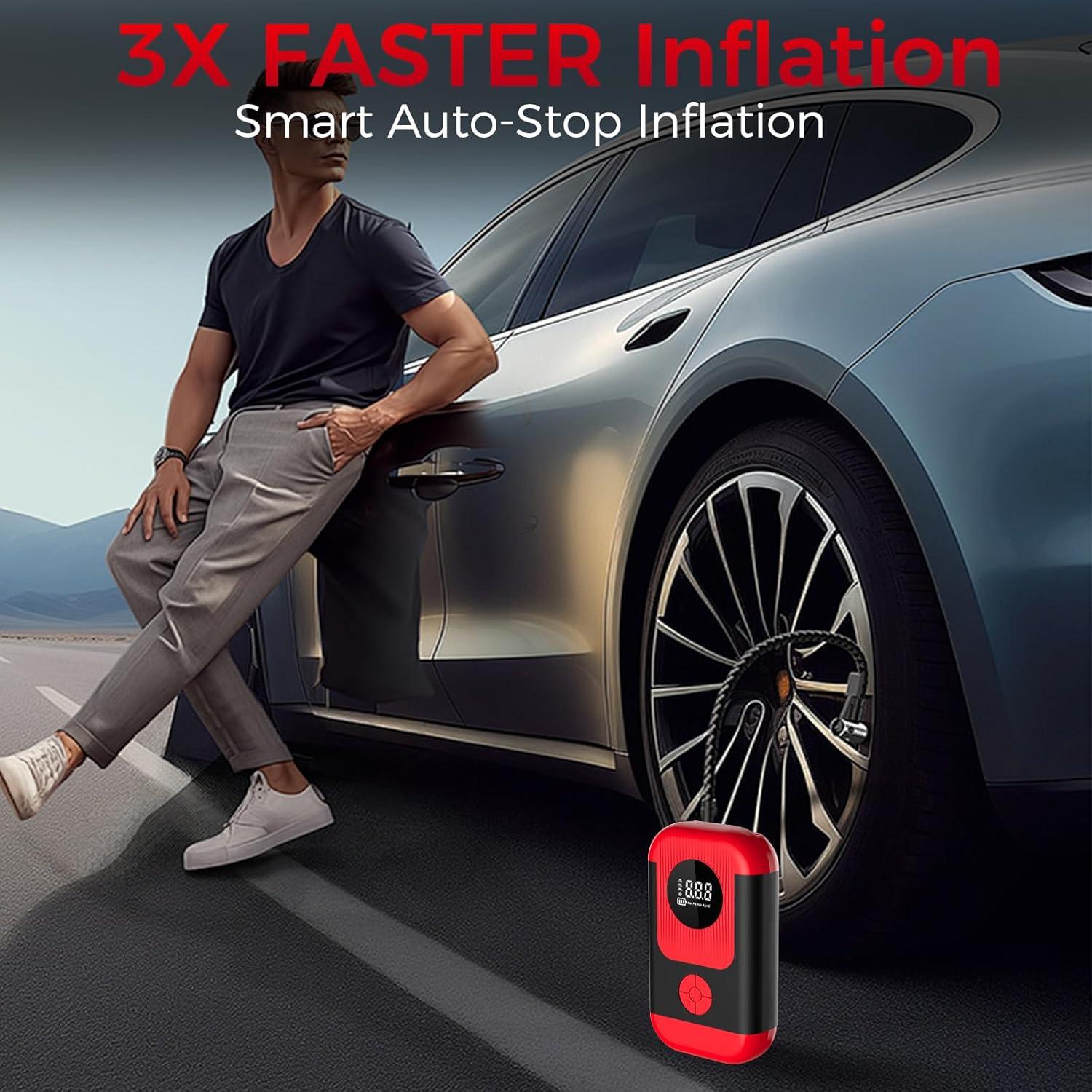 Compresor de Aire Portátil ApexNexus C8-CQB 150PSI Inalámbrico