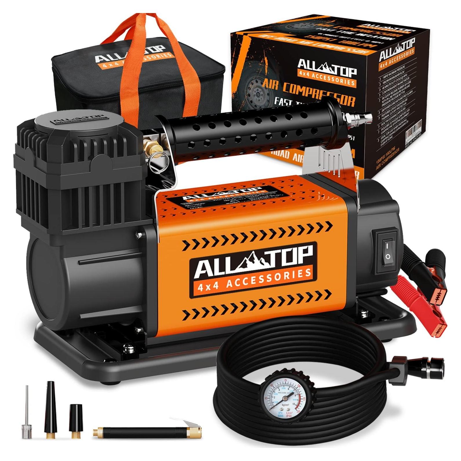 Compresor de Aire Portátil ALL-TOP 12V 150 PSI 7.06 CFM