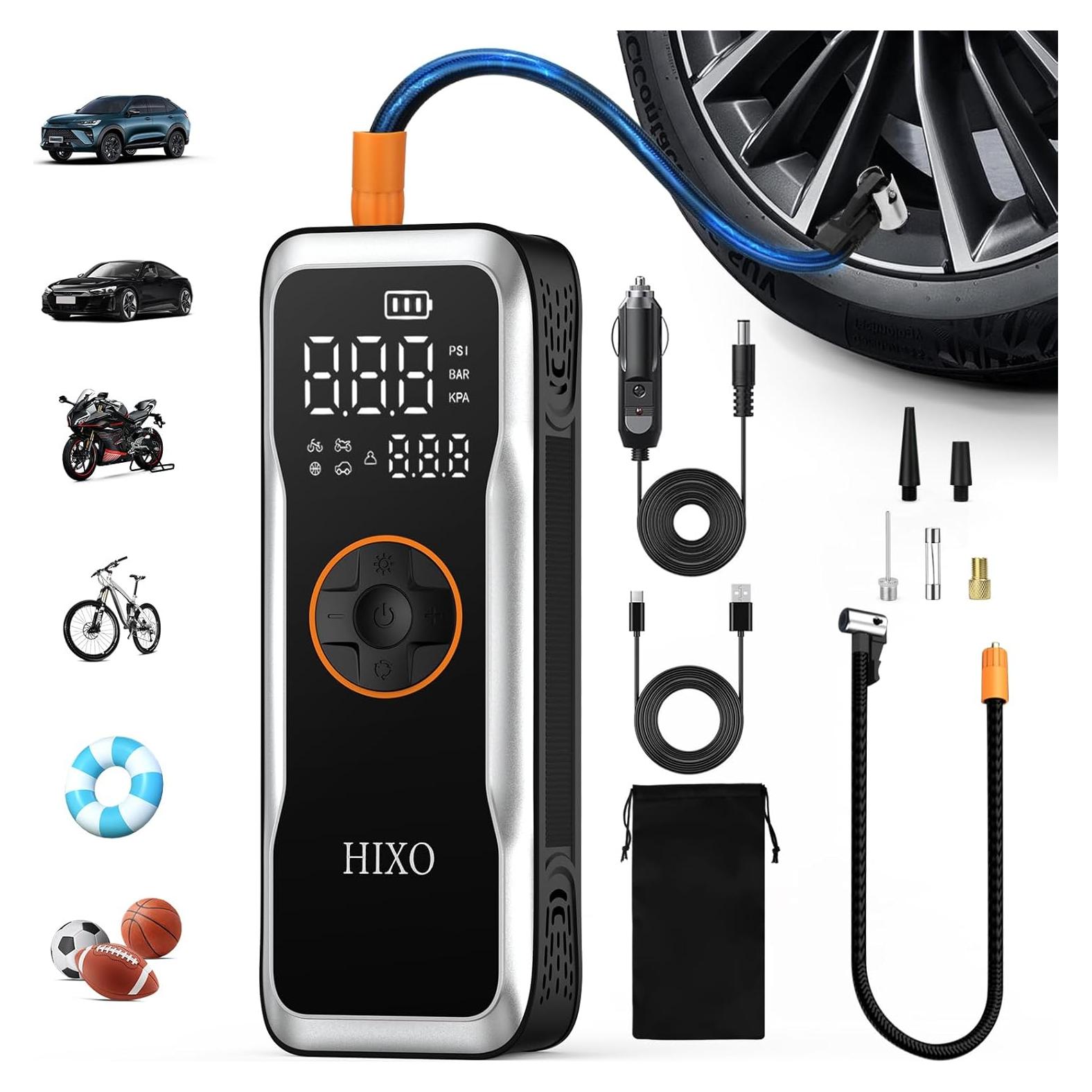 Compresor de Aire Portátil HIXO XM-8010 150PSI 20000mAh