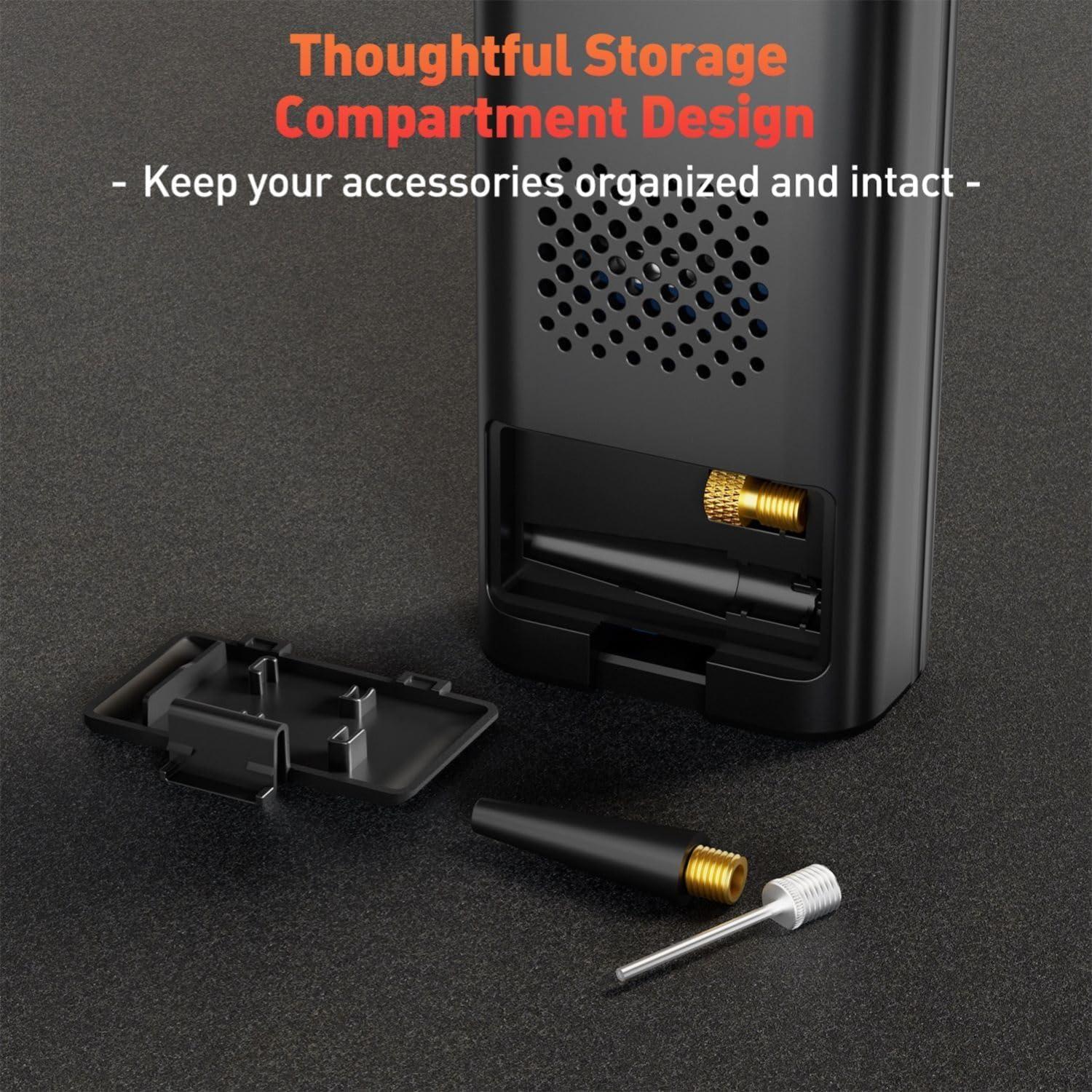 Compresor de Aire Portátil Lazyshine QB-301B-B 9000mAh 12V