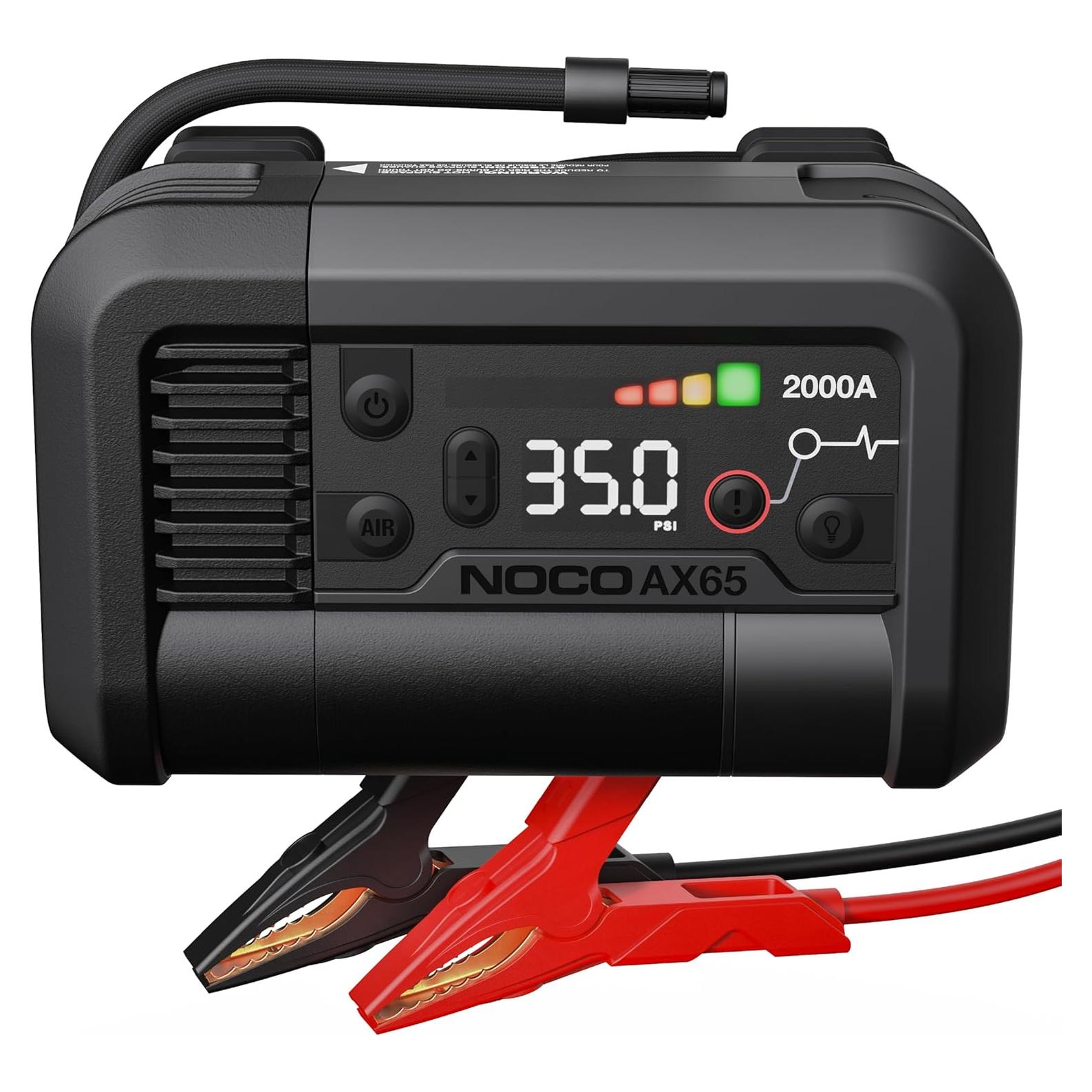 Arrancador de Salto NOCO AX65 2000A con Inflador de Neumáticos