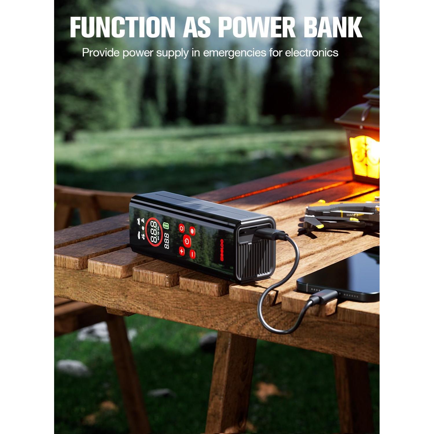 Compresor de Aire Portátil GOOLOO AP150 PRO 12V 150 PSI