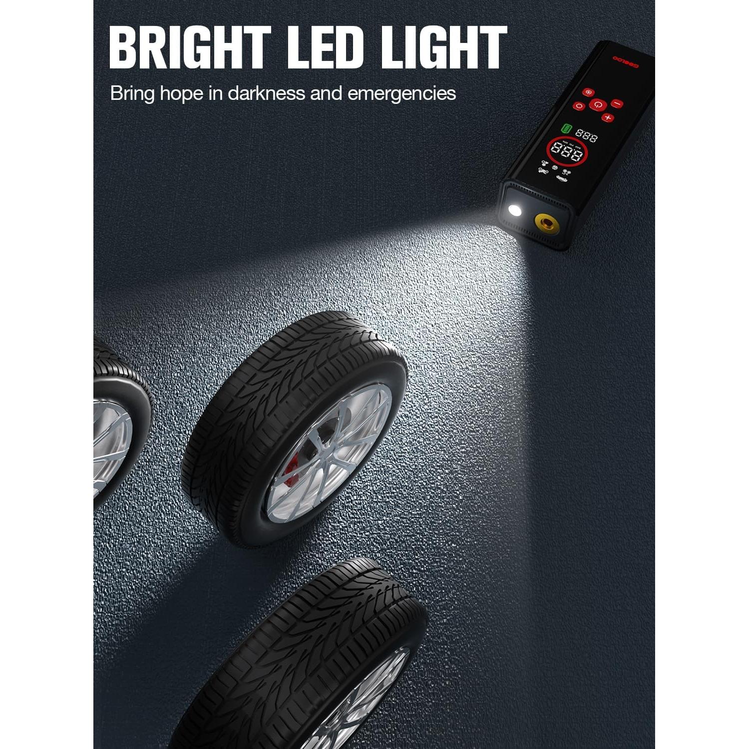 Compresor de Aire Portátil GOOLOO AP150 PRO 12V 150 PSI