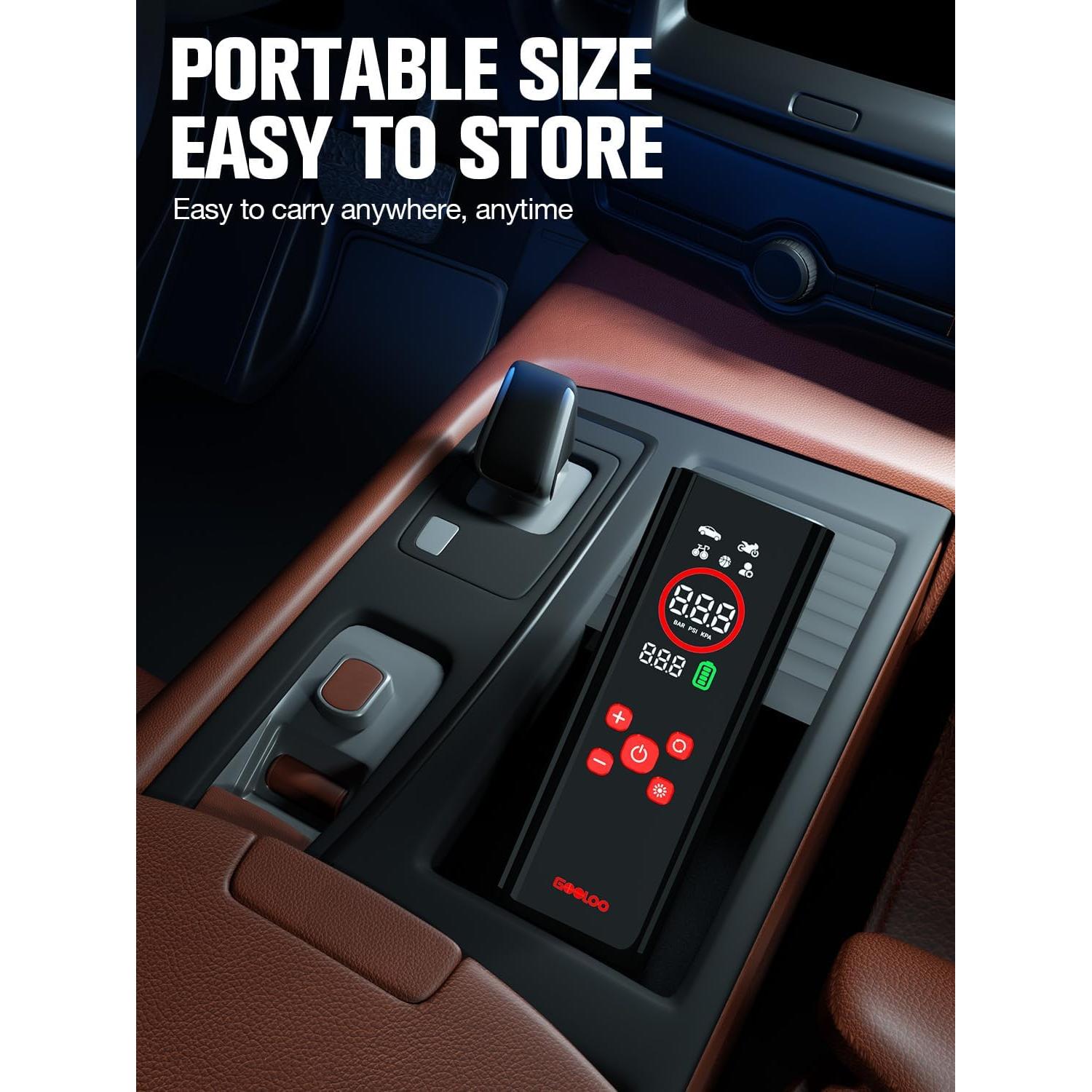 Compresor de Aire Portátil GOOLOO AP150 PRO 12V 150 PSI