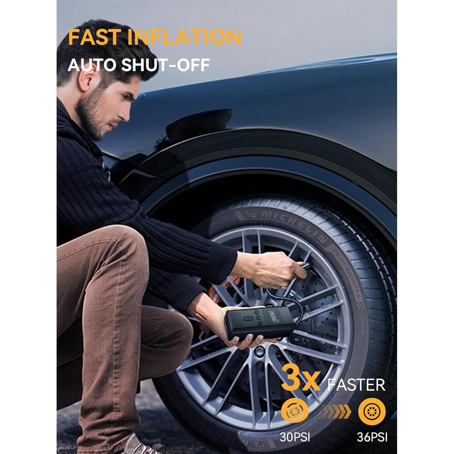 Compresor de Aire Portátil AIRSURE 150 PSI Inalámbrico