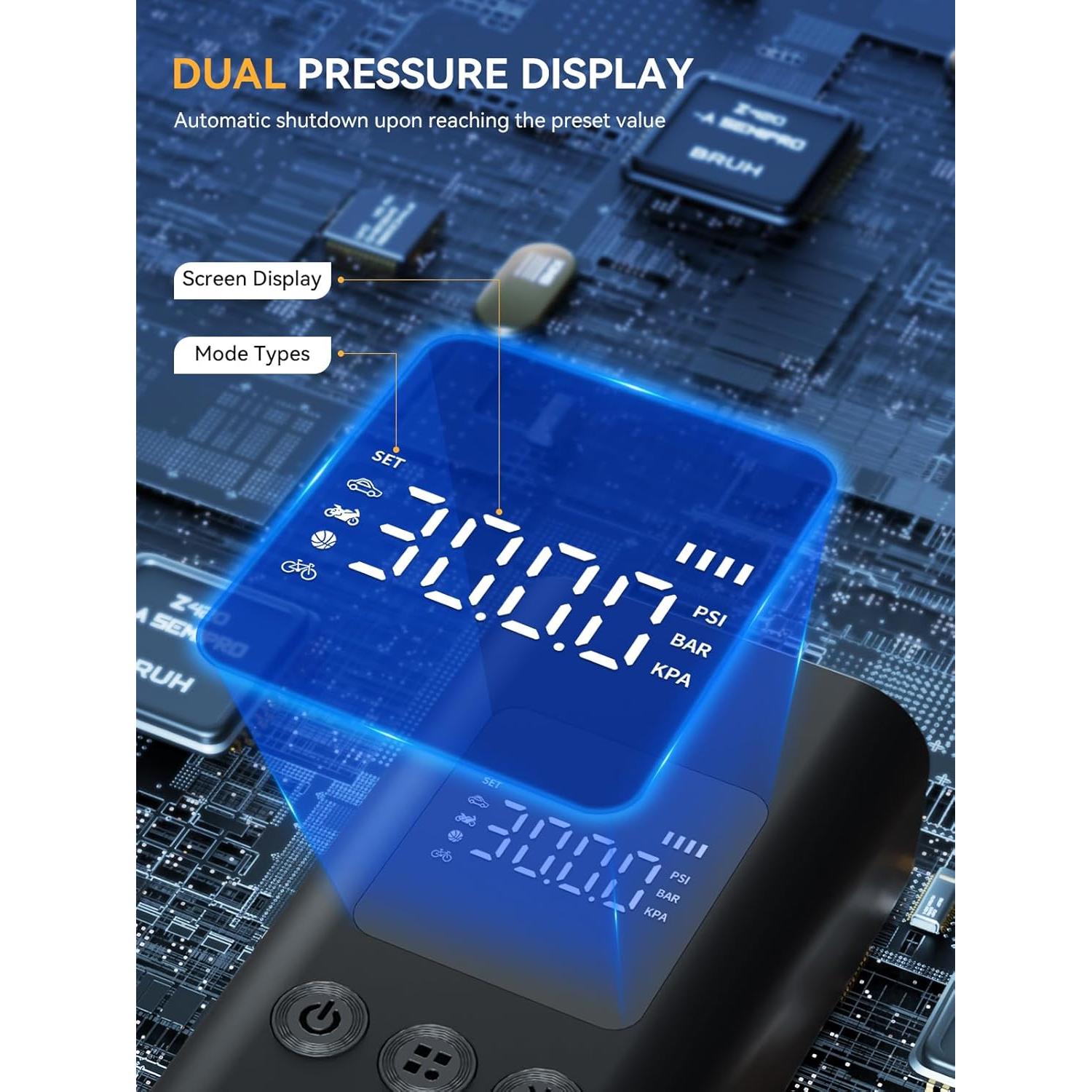 Compresor de Aire Portátil AIRSURE 150 PSI Inalámbrico