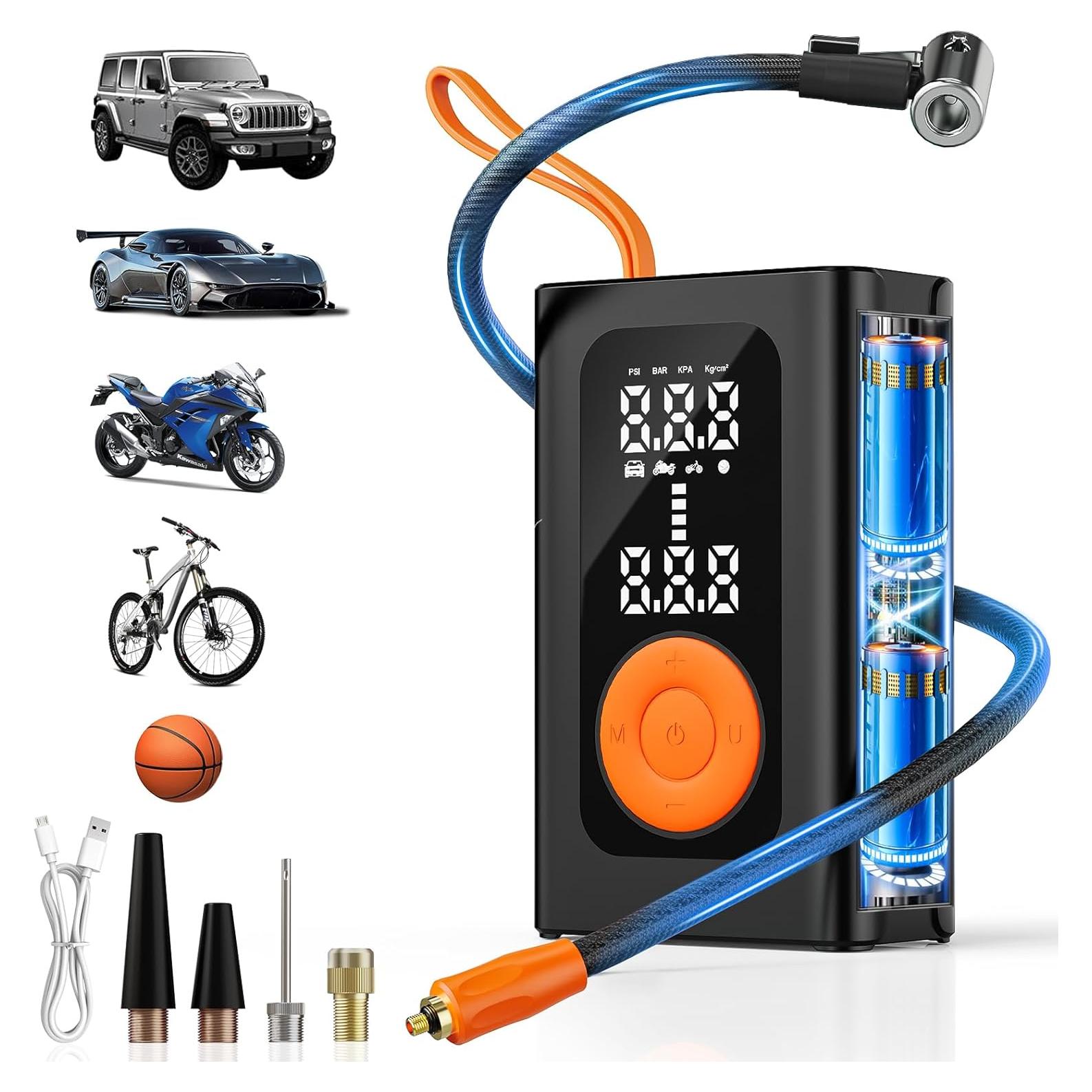 Compresor de Aire Portátil YVELINES MU-001 150 PSI Negro