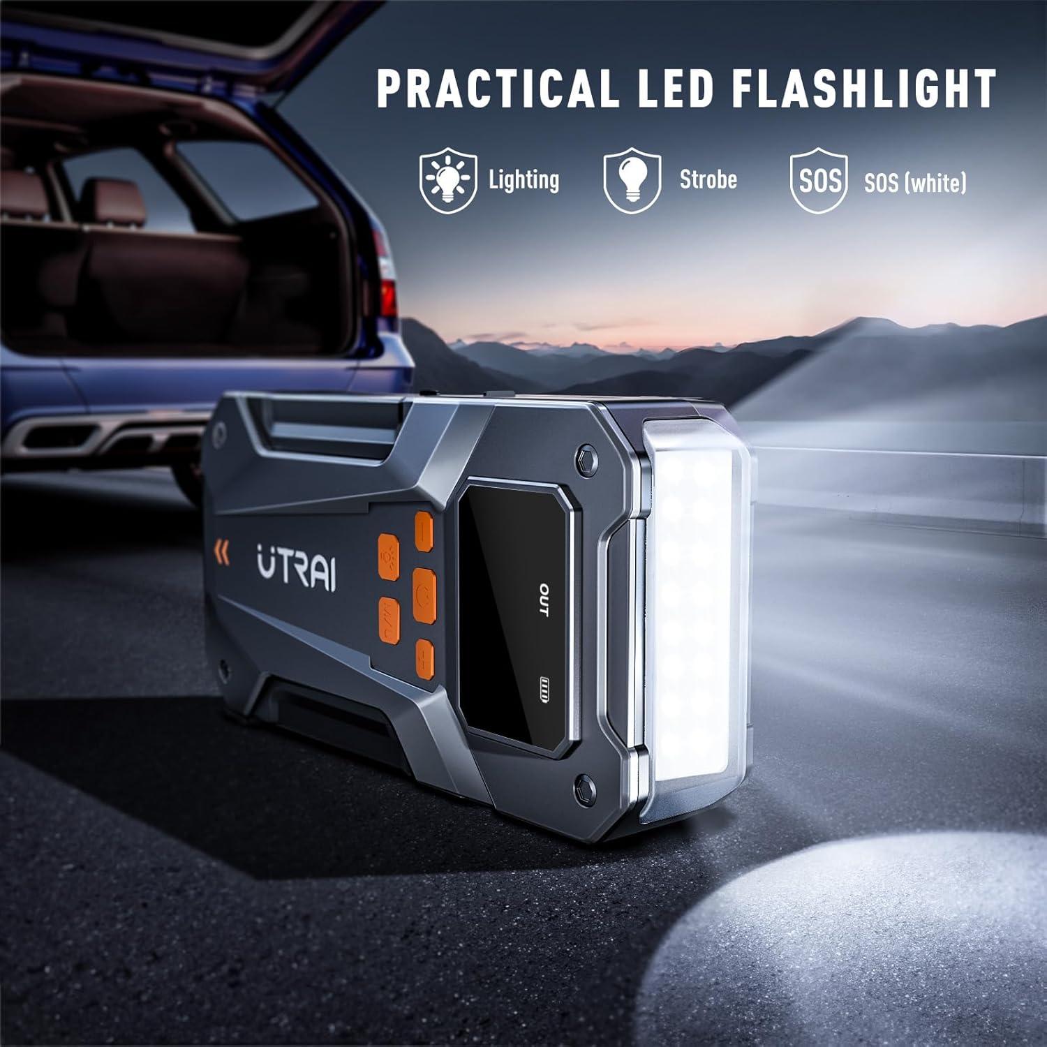 Arrancador de Salto UTRAI JS-20 5000A con Compresor 12V