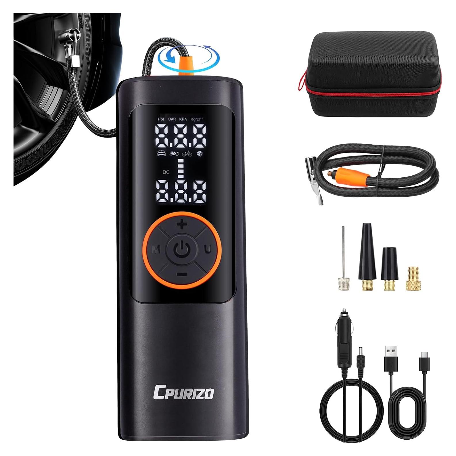 Compresor de Aire Portátil Cpurizo MU-004 150 PSI 12V