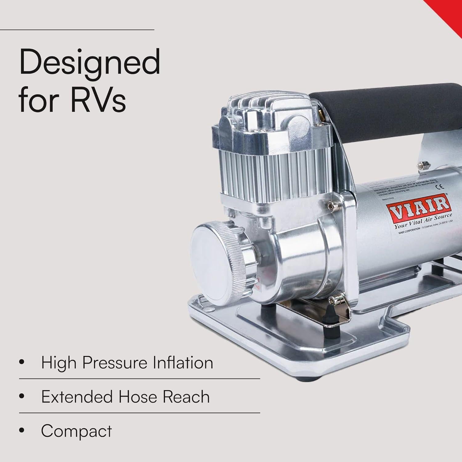 Compresor Portátil Automático VIAIR 400P-RV 150 PSI 4.69 kg