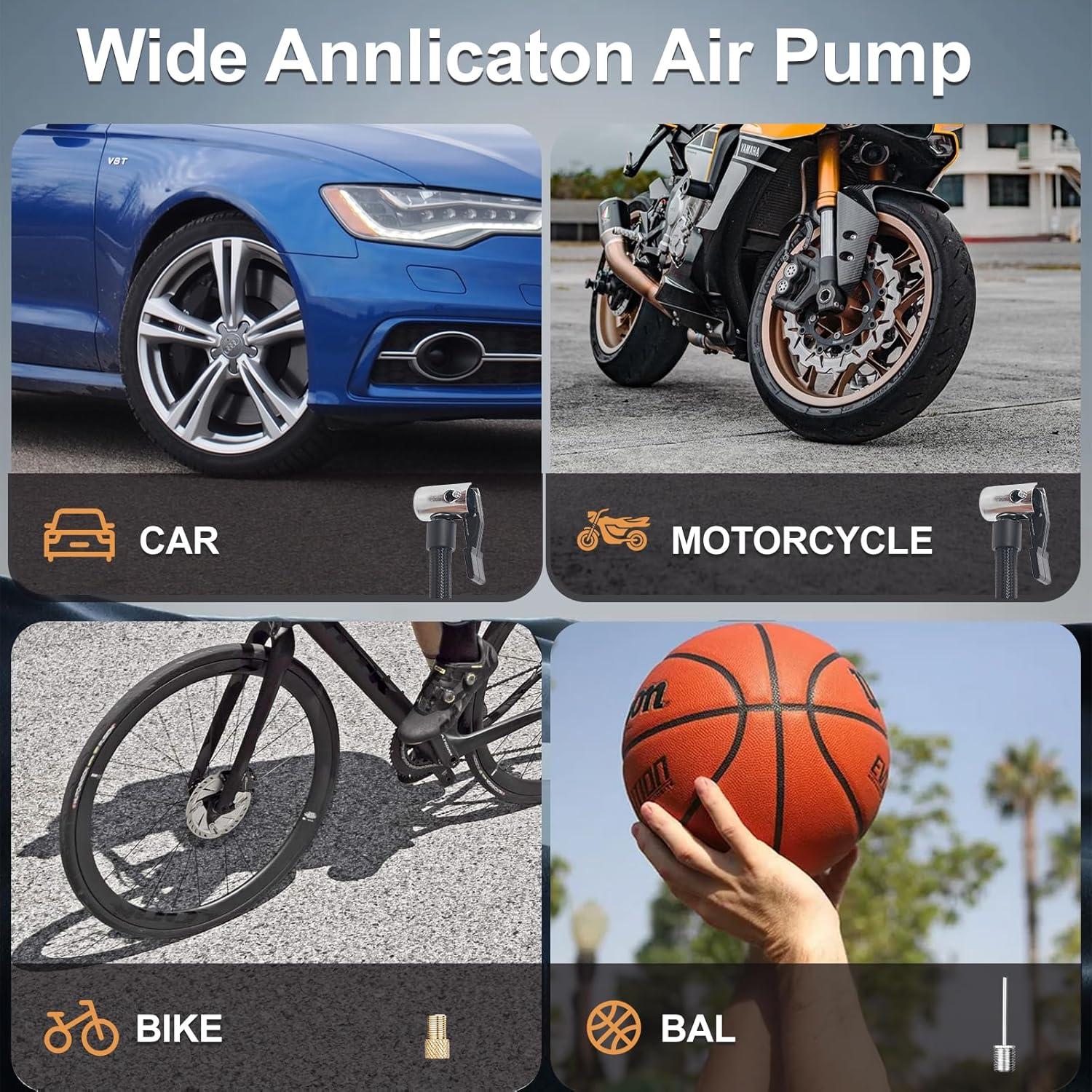 Compresor de aire portátil AULANK 150 PSI con pantalla LCD