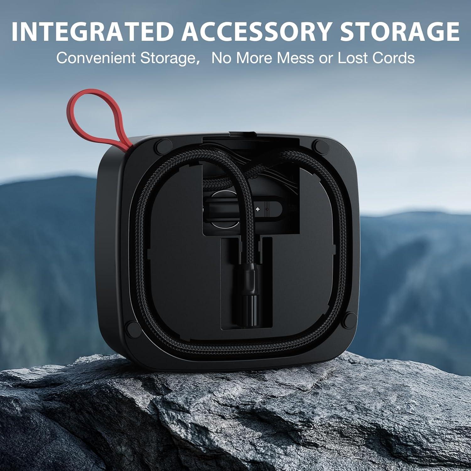 Compresor de Aire Portátil NEXPOW N19 150PSI 12V con Luz LED