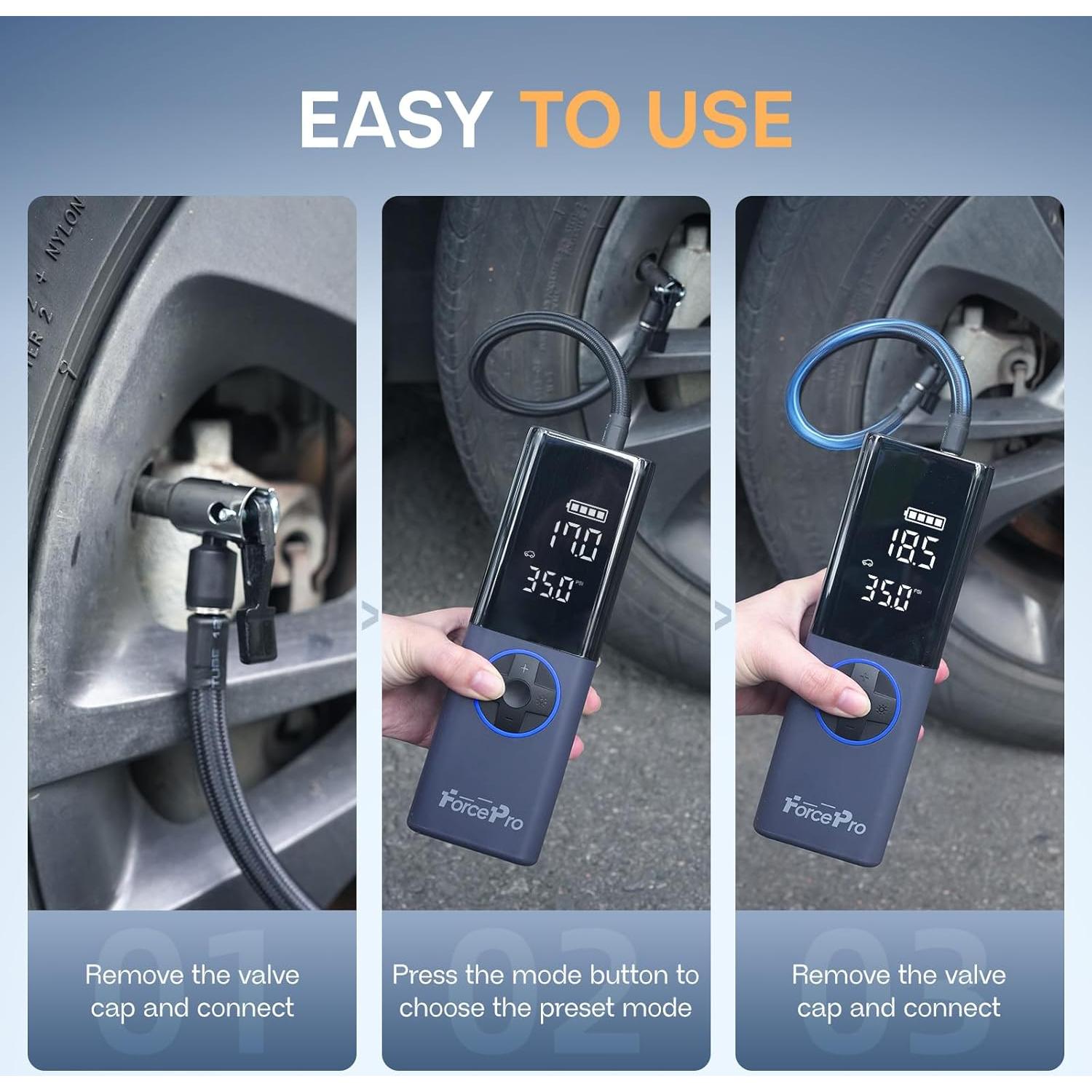 Compresor de Aire Portátil ForcePro TF1504 150 PSI 40L/min