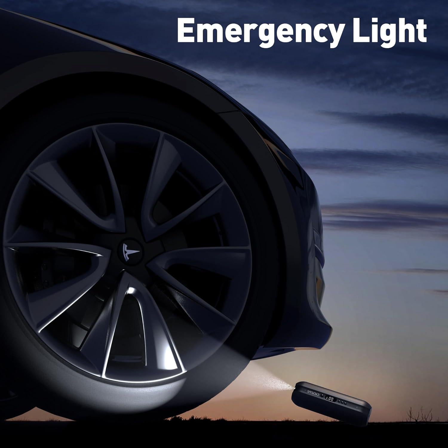 Compresor de Aire CYCPLUS AL1 150PSI Portátil con Luz LED