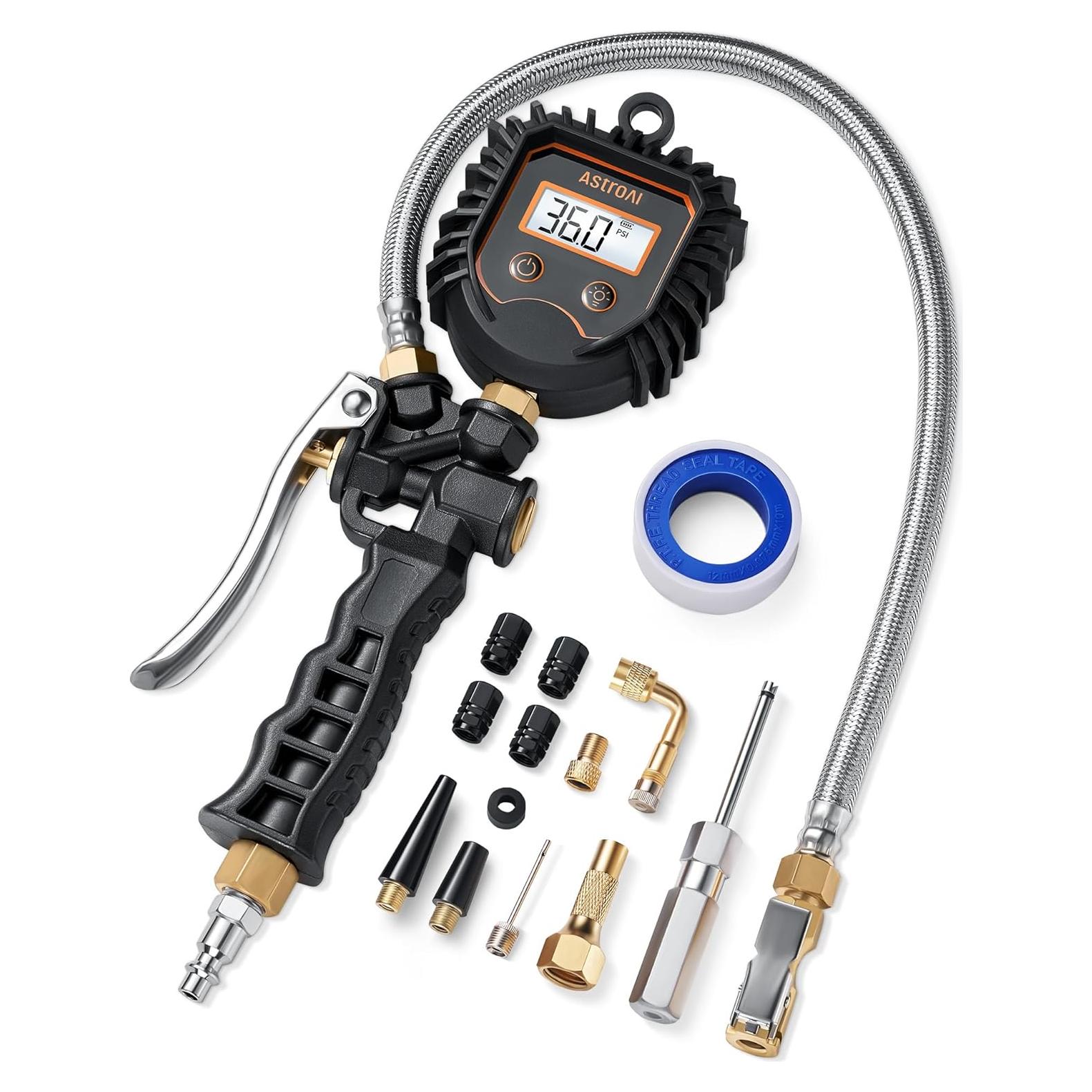 Medidor Digital de Presión de Neumáticos AstroAI 250 PSI