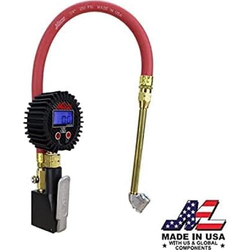 Inflador Digital Compacto Milton S-530 con Manómetro 255 PSI