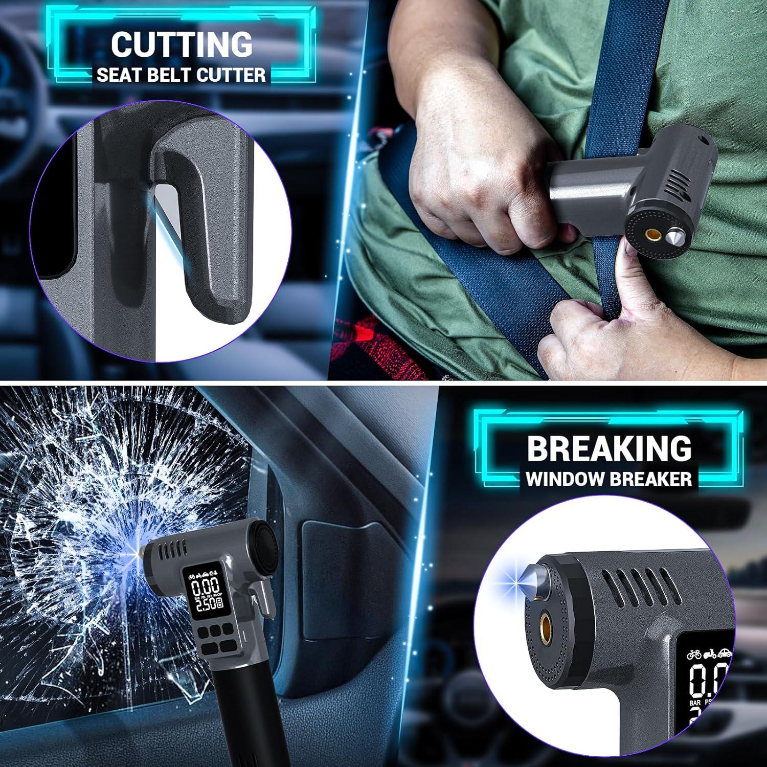 Compresor de Aire Portátil WINWEND ST-5529C 180 PSI 15500mAh