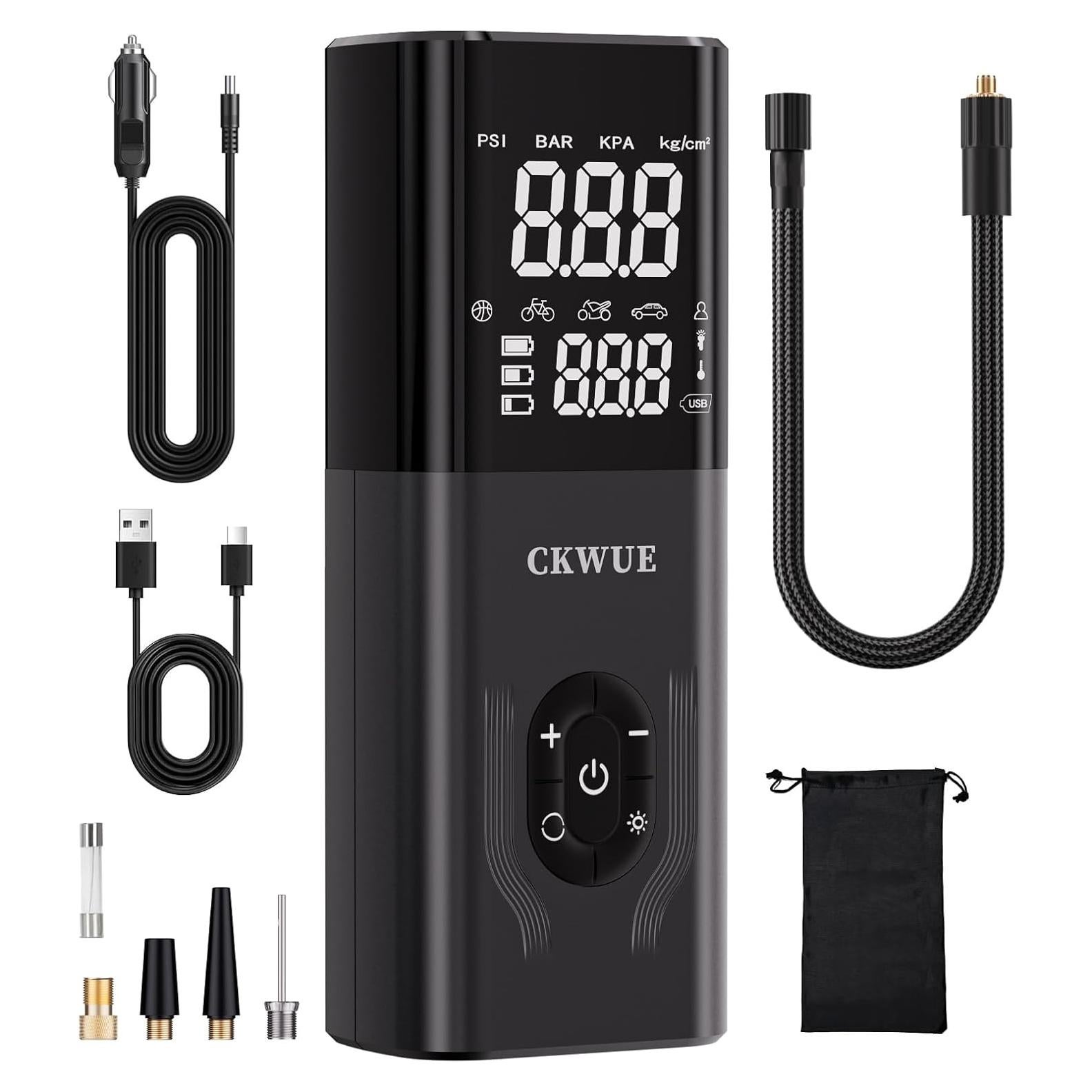 Compresor de Aire Portátil CKWUE C7 180 PSI Inalámbrico