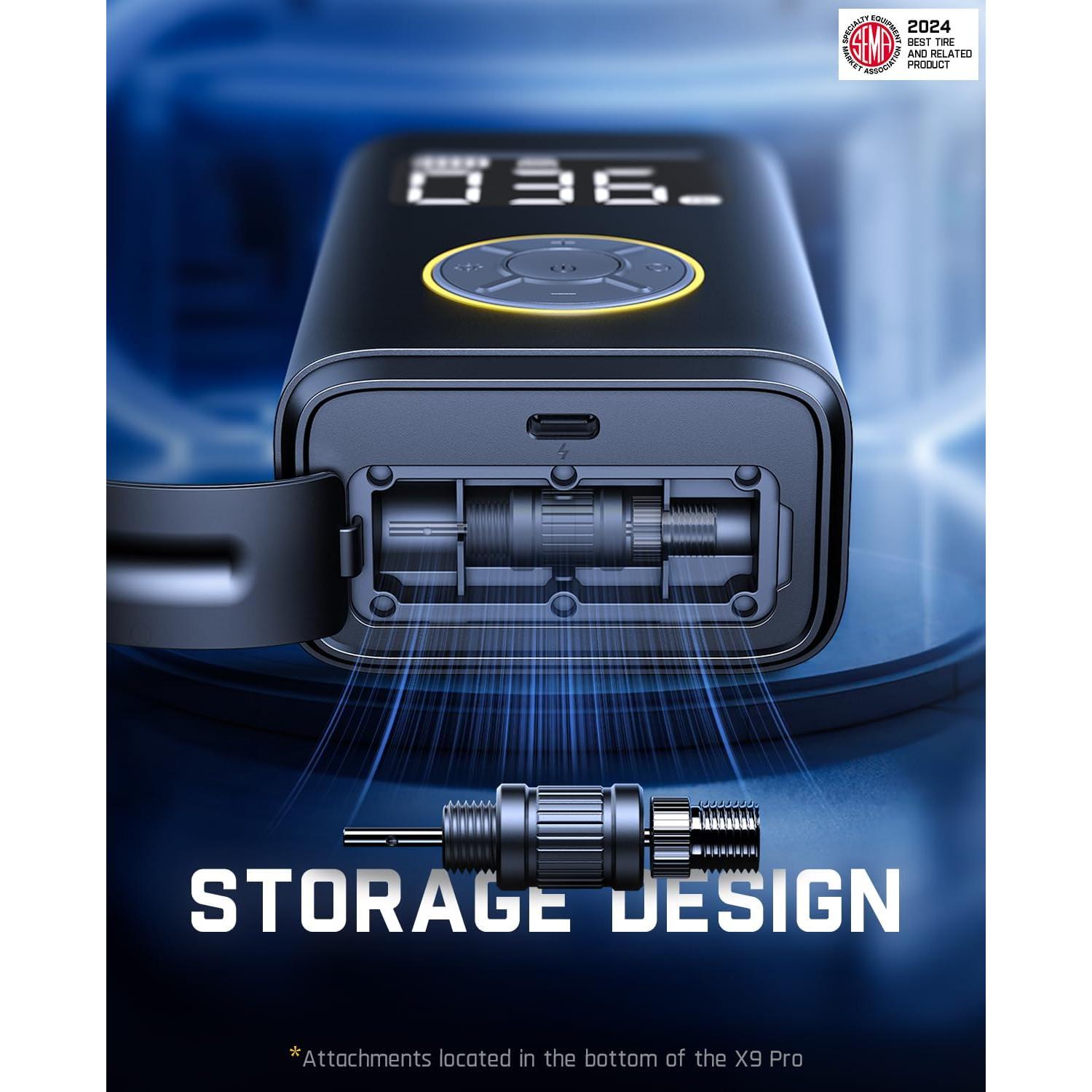 Inflador de Neumáticos Portátil Fanttik X9 Pro 150 PSI